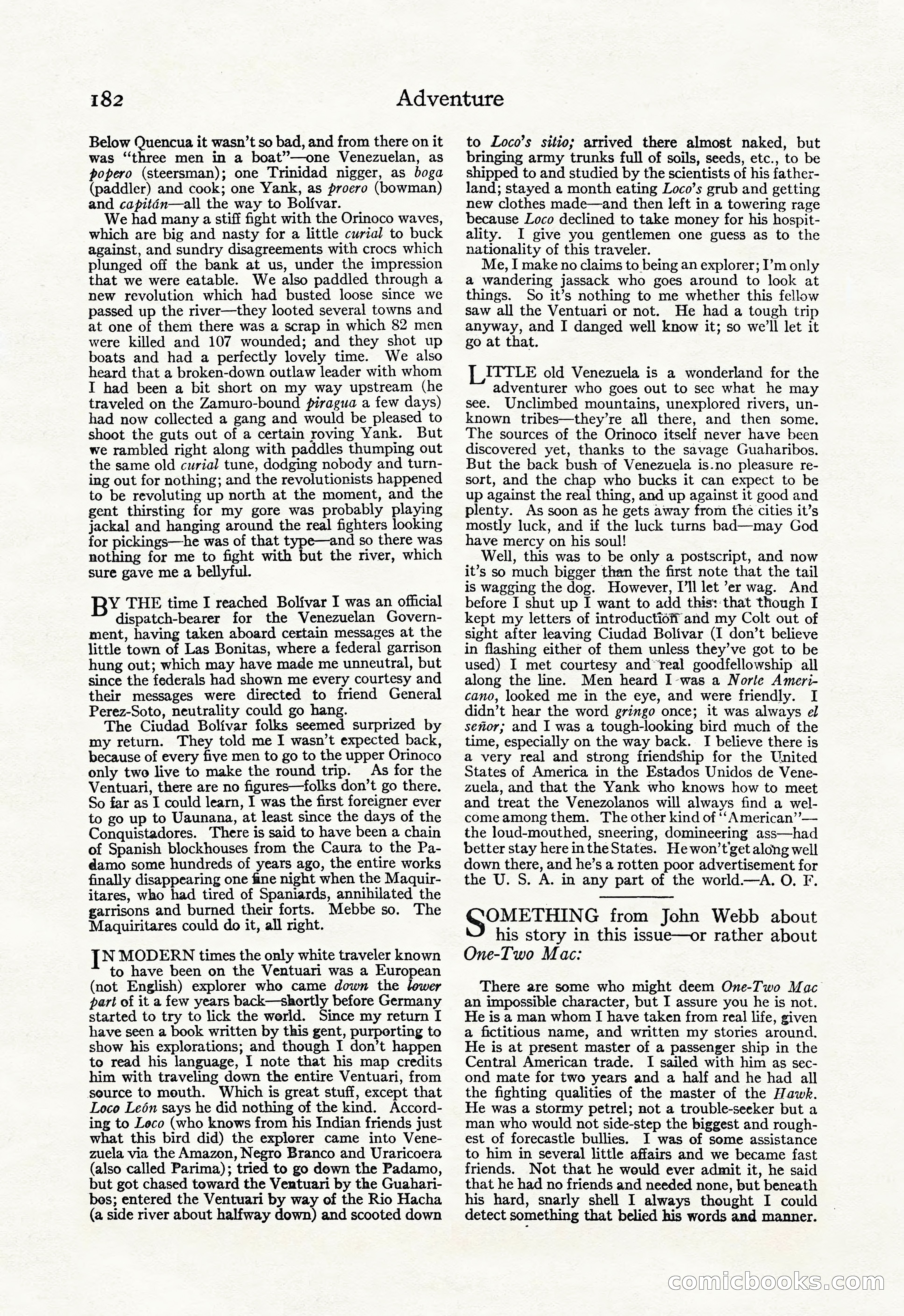 Adventure Magazine, September 20, 1923 — page 196 of 208