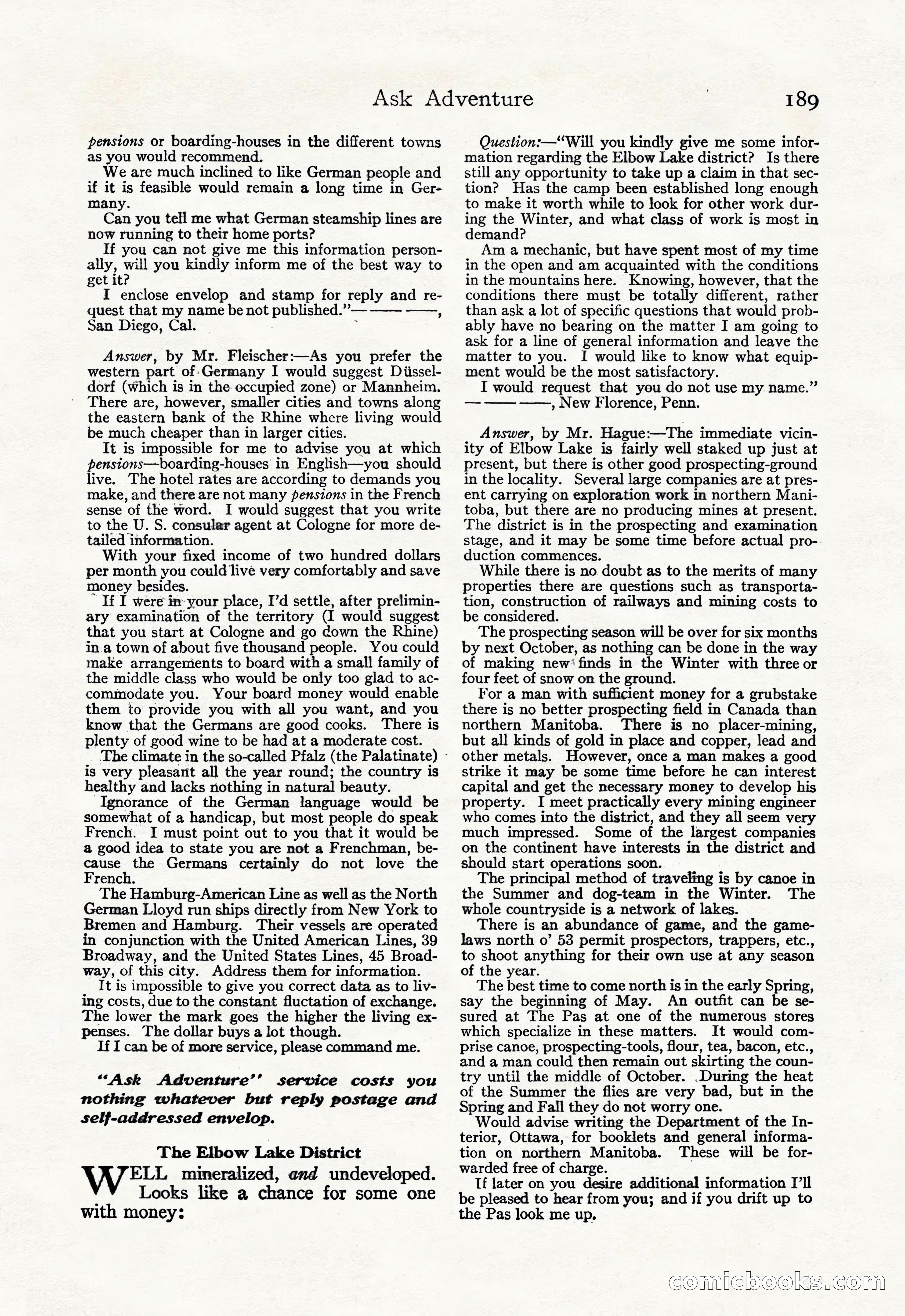Adventure Magazine, September 20, 1923 — page 203 of 208