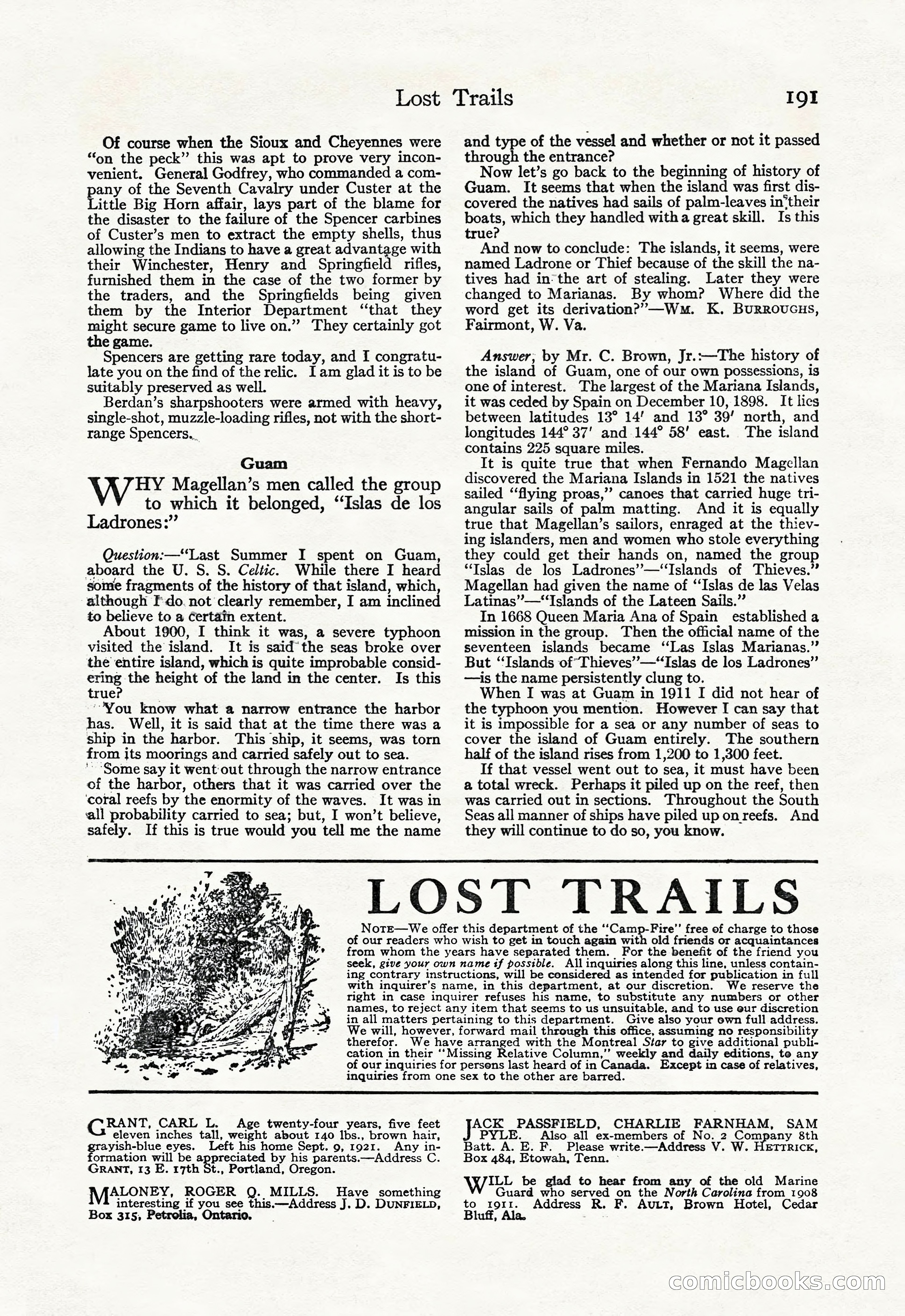 Adventure Magazine, September 20, 1923 — page 205 of 208