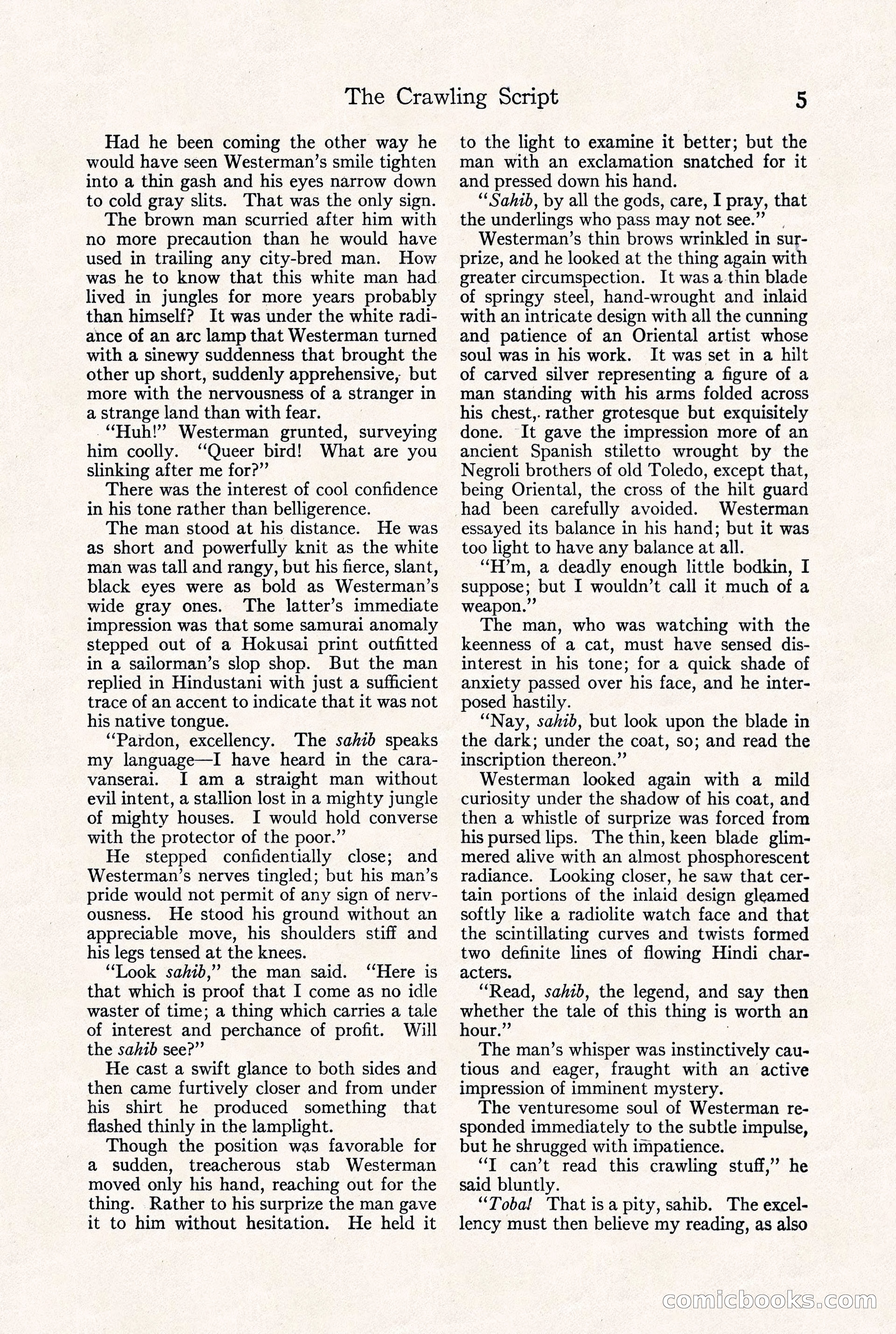 Adventure Magazine, September 30, 1923 — page 11 of 200