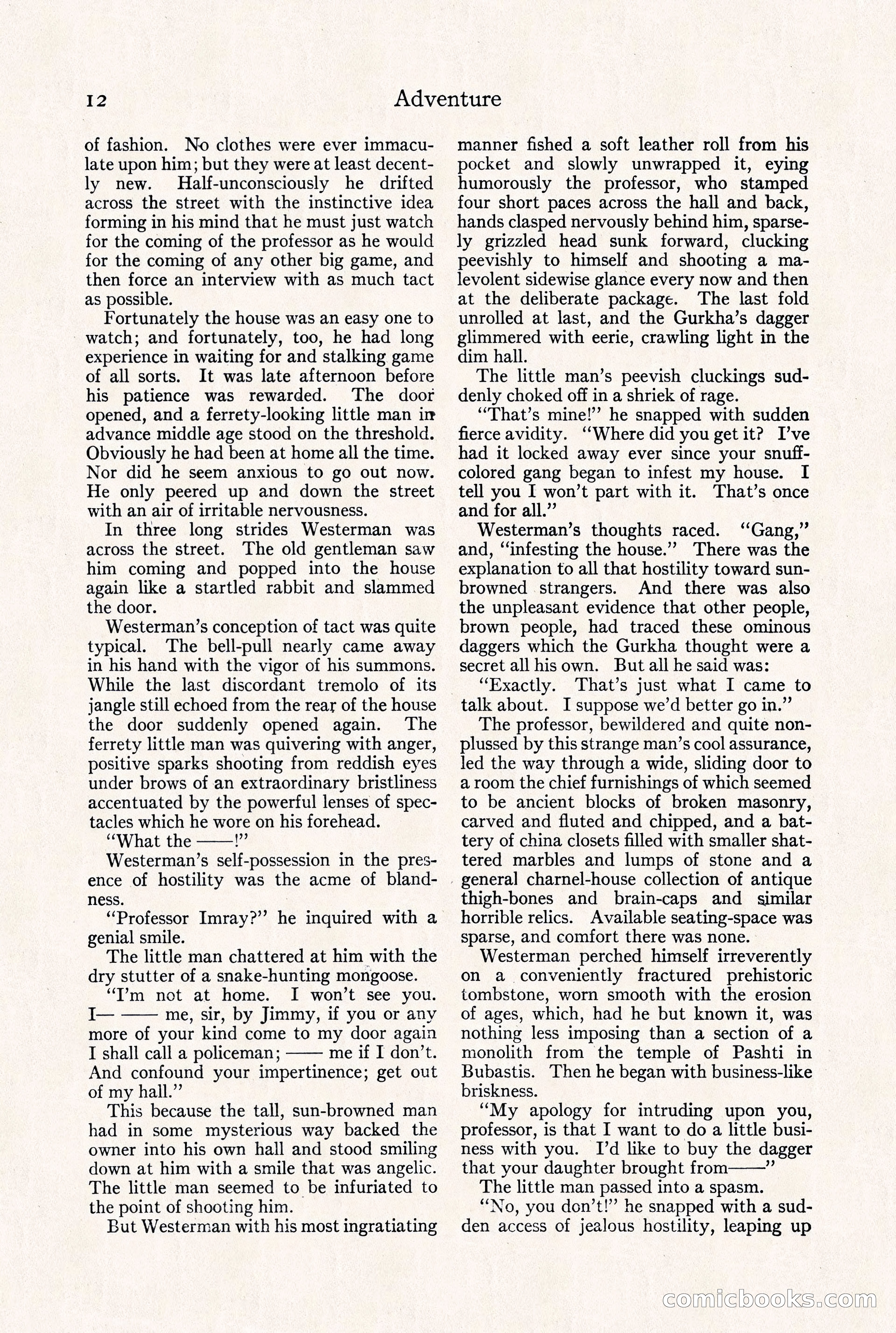 Adventure Magazine, September 30, 1923 — page 18 of 200
