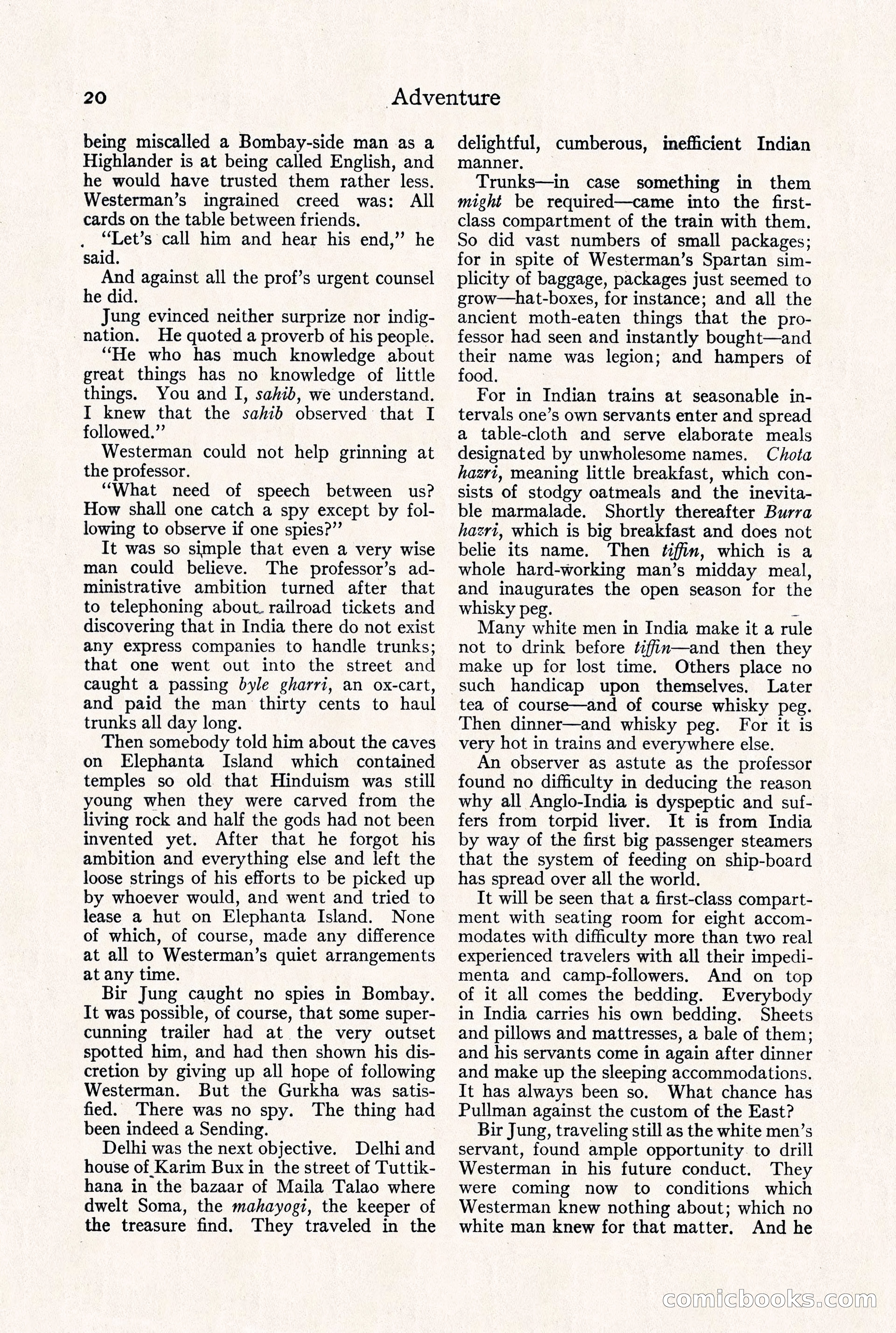 Adventure Magazine, September 30, 1923 — page 26 of 200