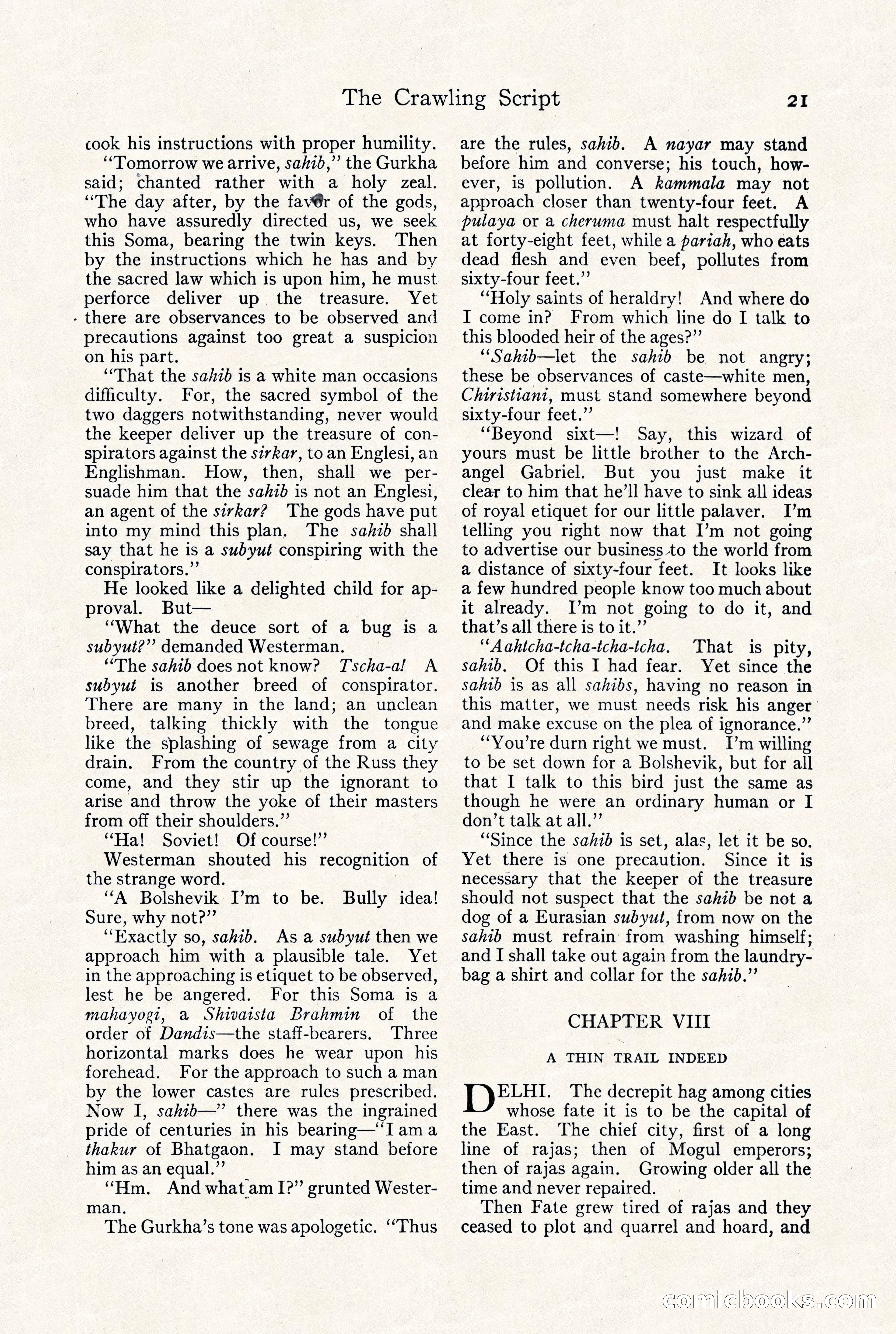 Adventure Magazine, September 30, 1923 — page 27 of 200