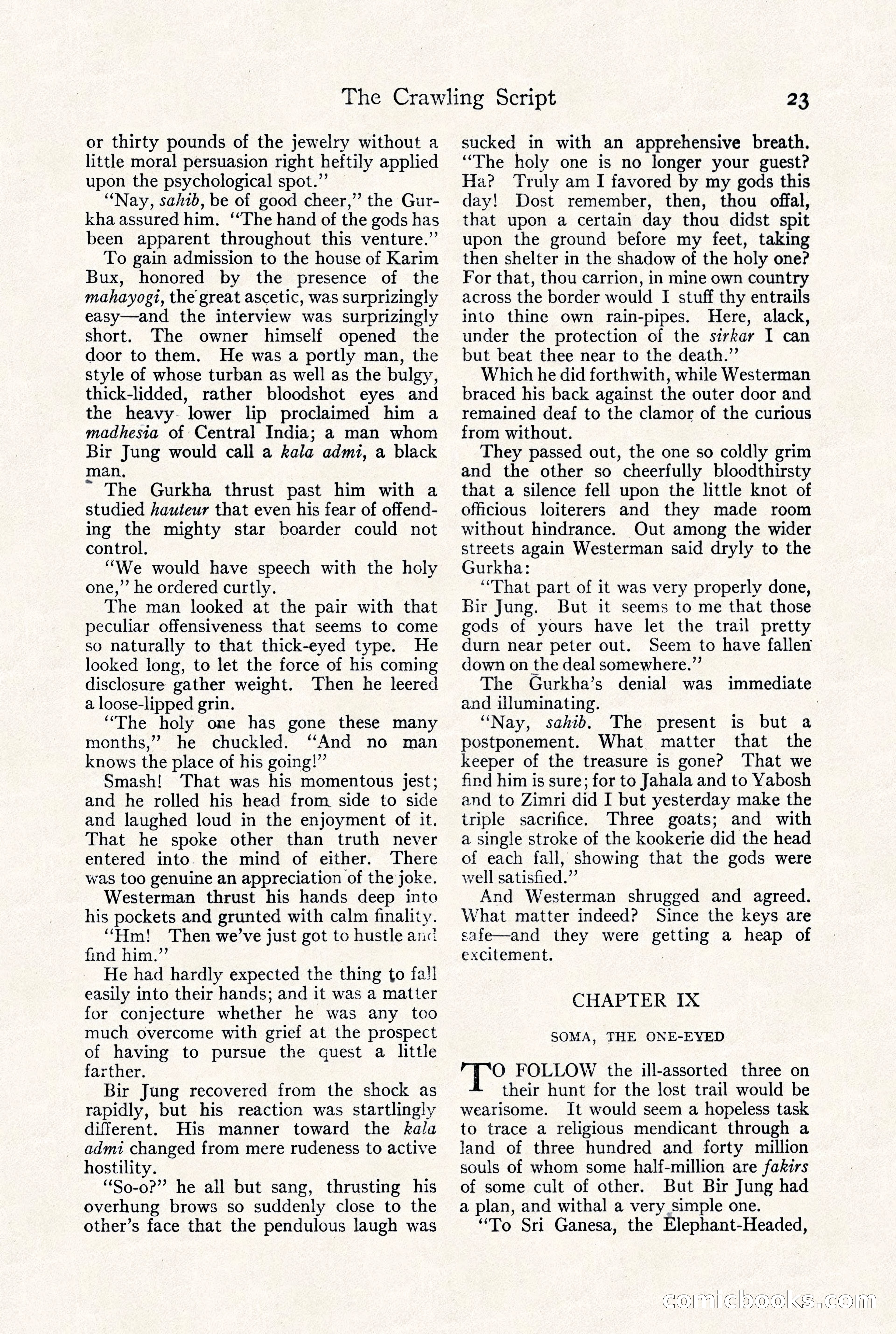 Adventure Magazine, September 30, 1923 — page 29 of 200