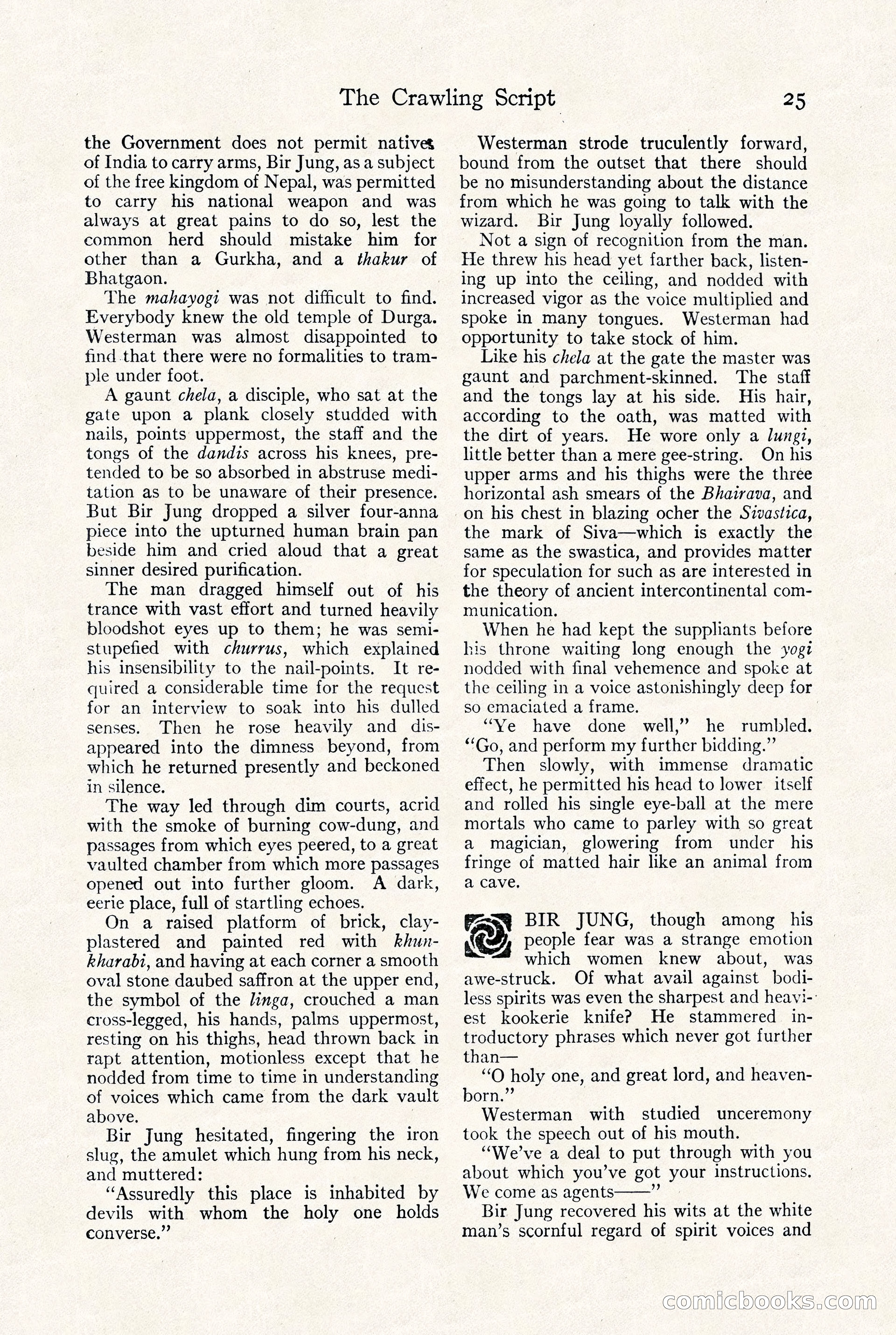 Adventure Magazine, September 30, 1923 — page 31 of 200