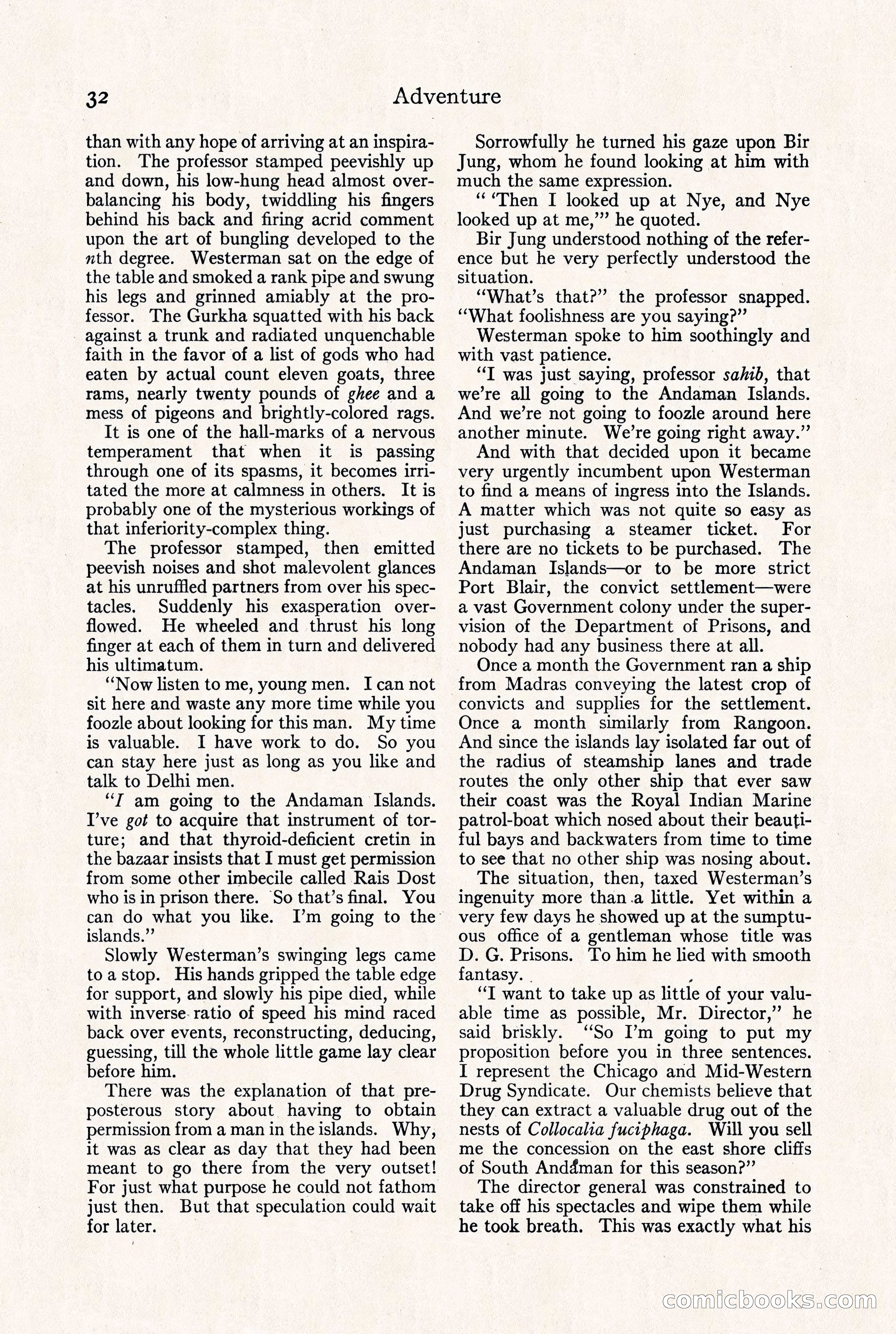 Adventure Magazine, September 30, 1923 — page 38 of 200