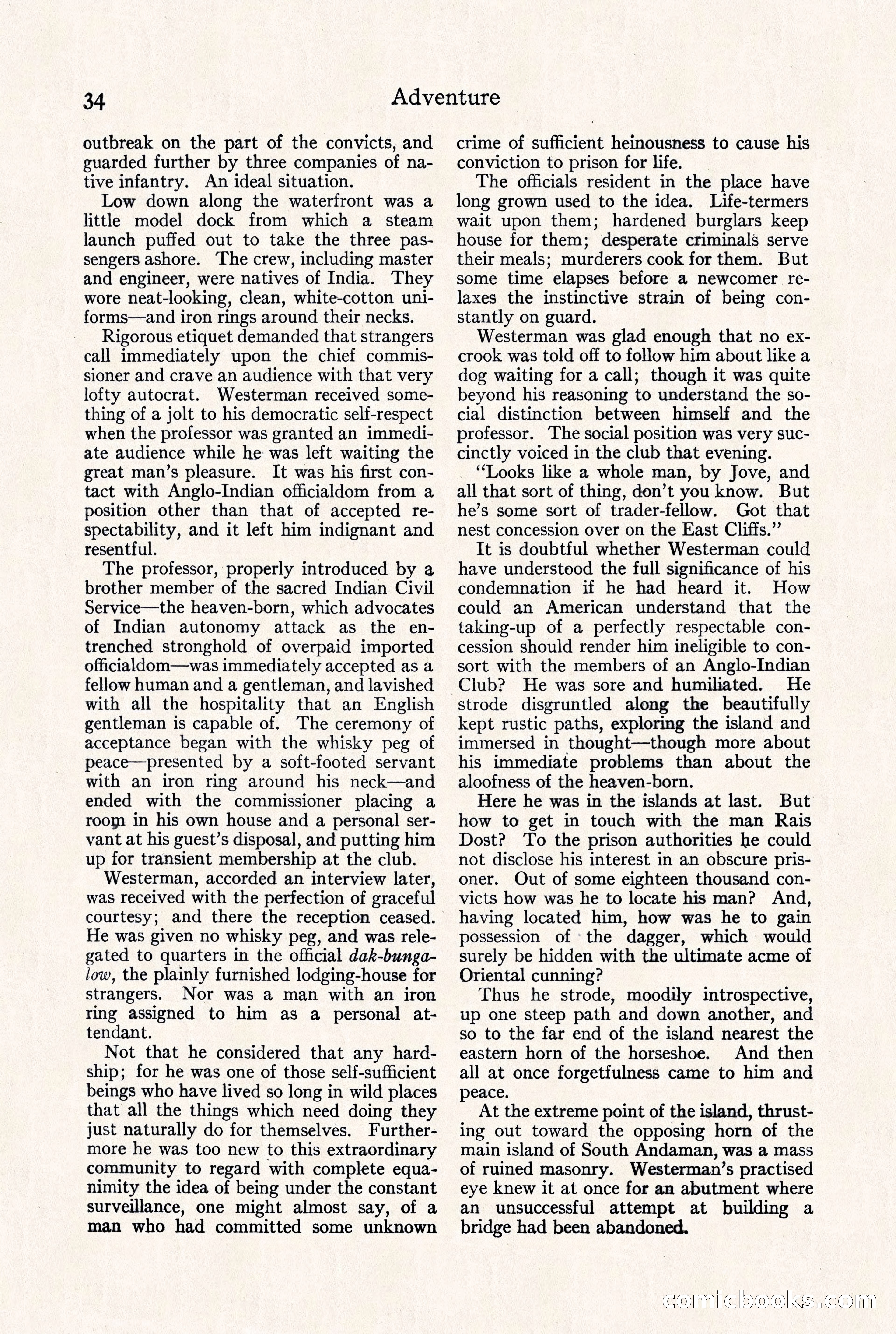 Adventure Magazine, September 30, 1923 — page 40 of 200