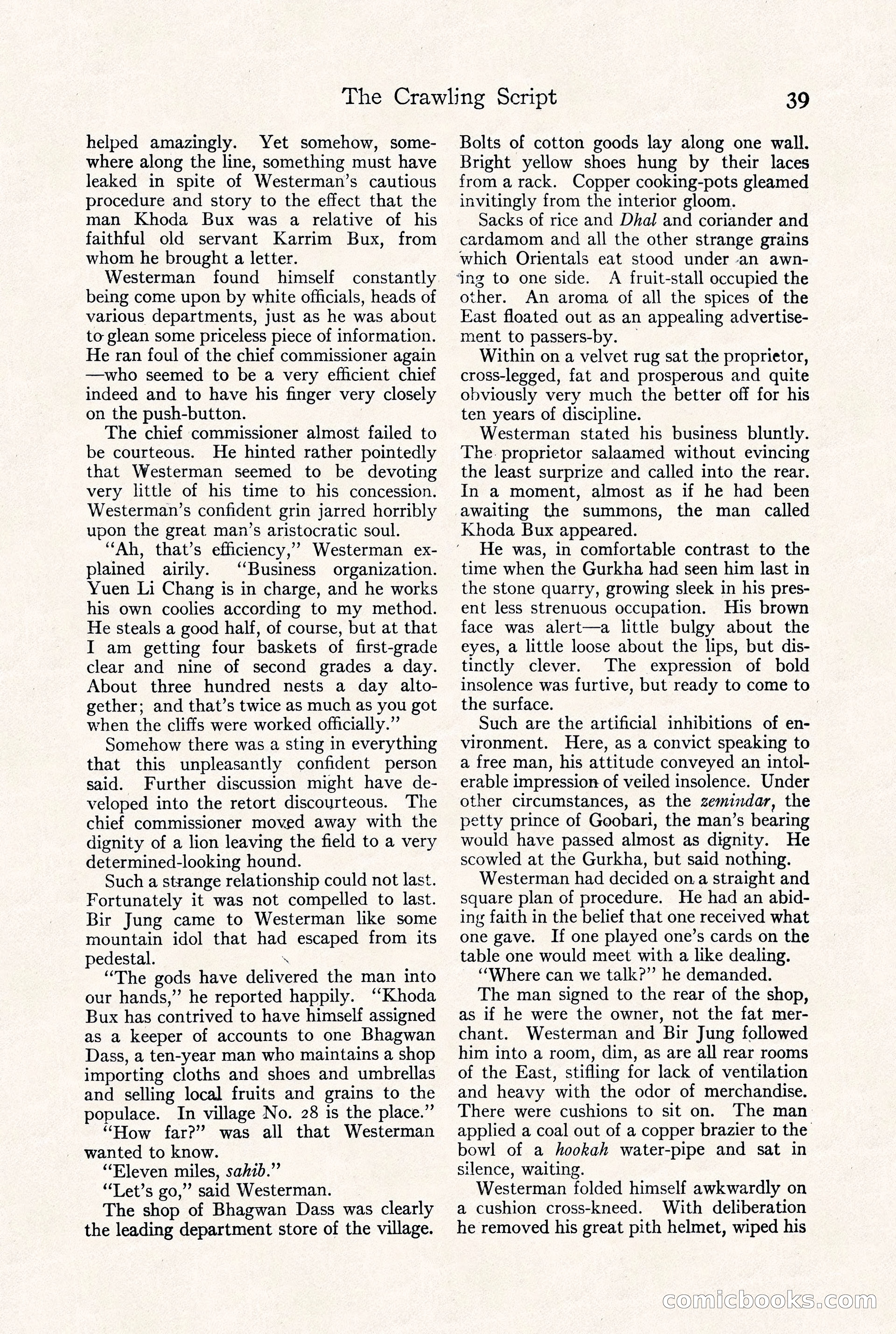 Adventure Magazine, September 30, 1923 — page 45 of 200