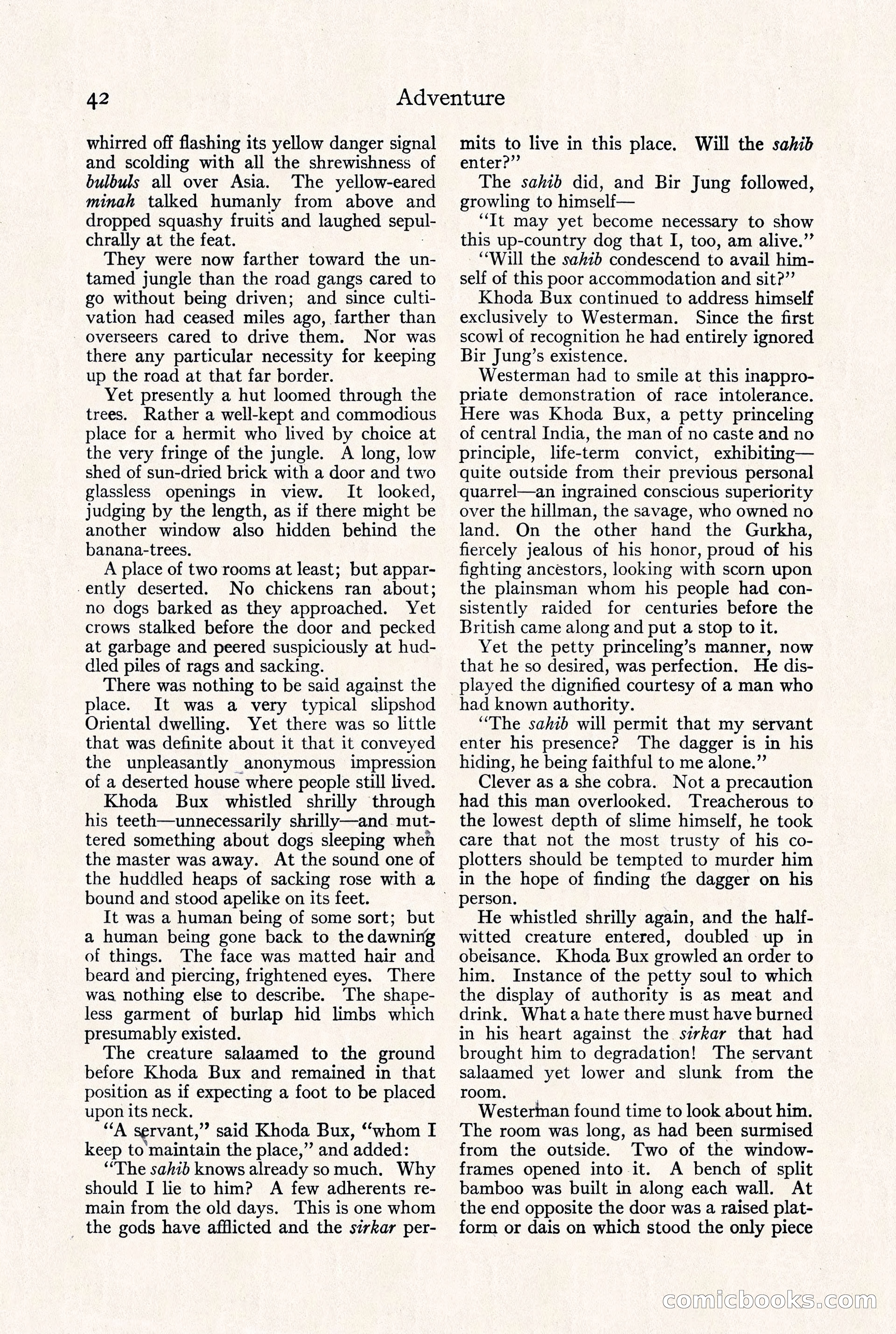 Adventure Magazine, September 30, 1923 — page 48 of 200