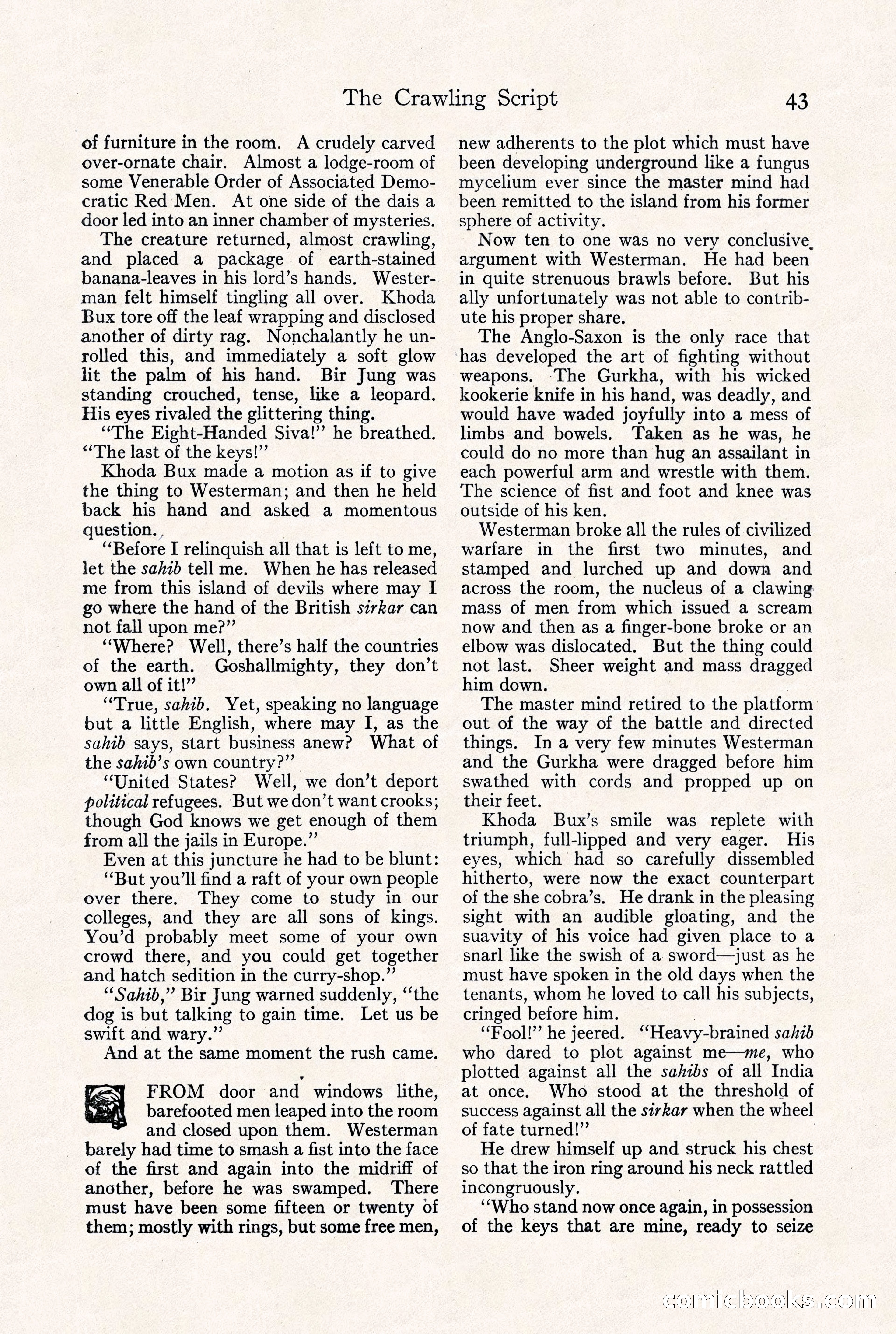 Adventure Magazine, September 30, 1923 — page 49 of 200
