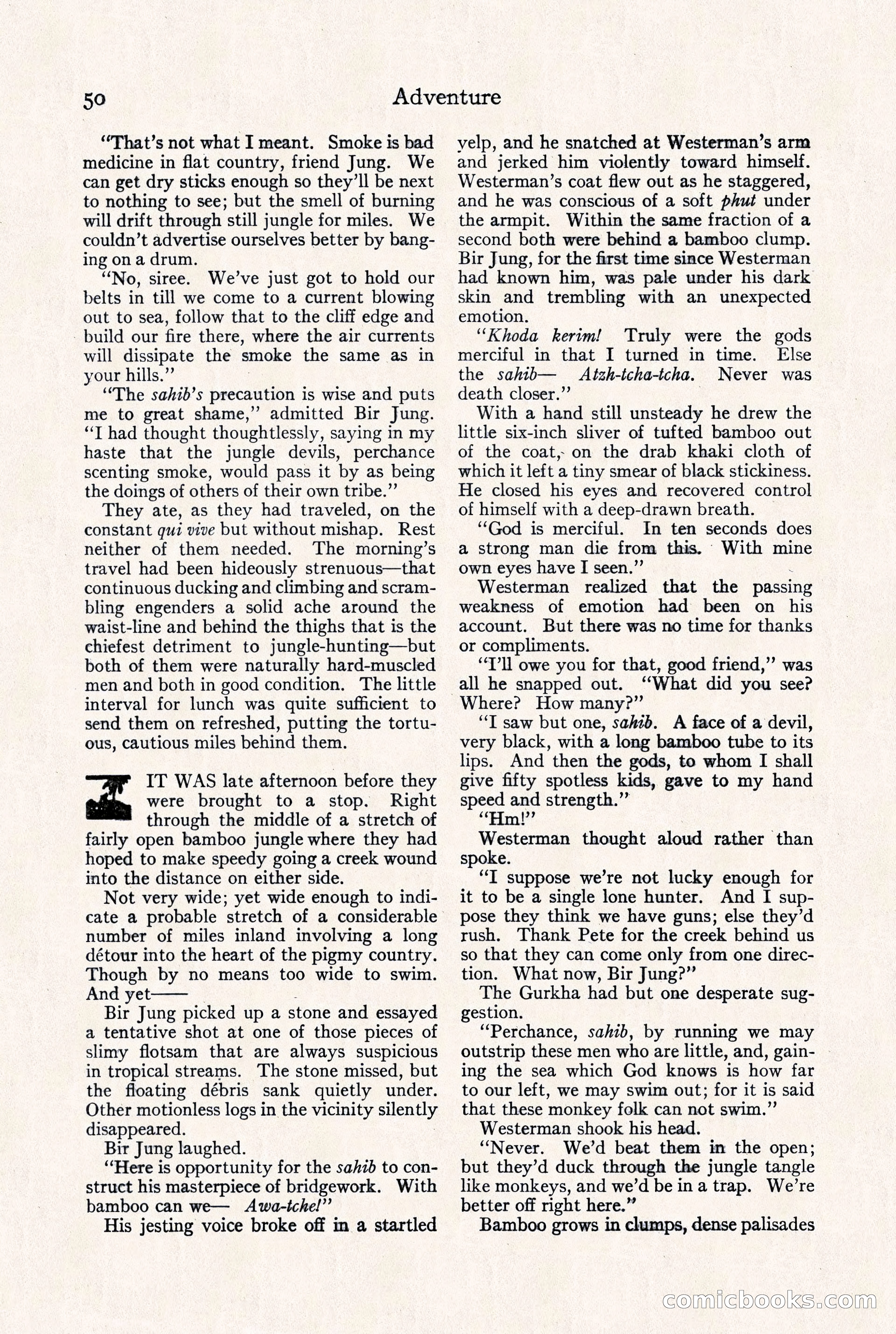 Adventure Magazine, September 30, 1923 — page 56 of 200
