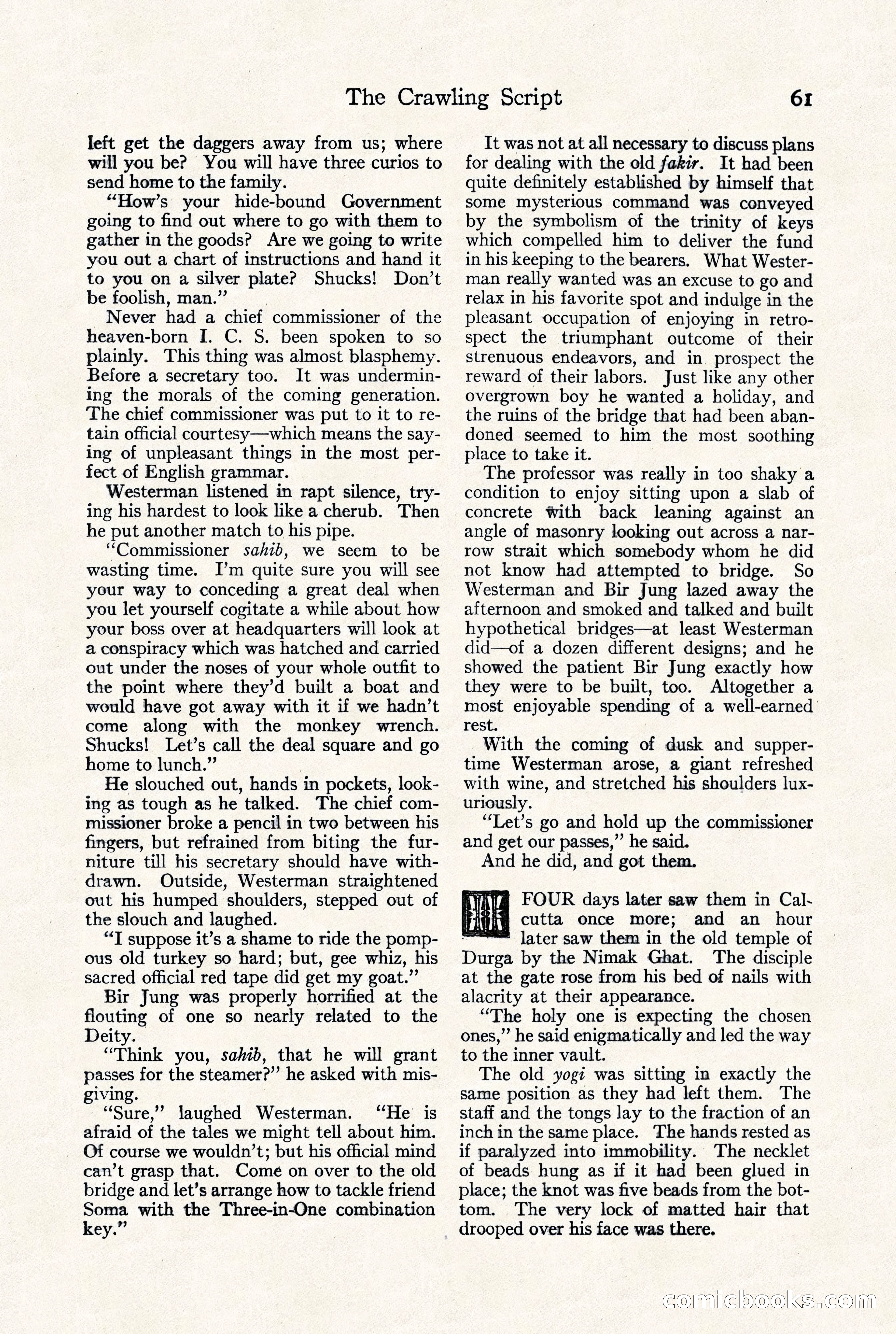 Adventure Magazine, September 30, 1923 — page 67 of 200