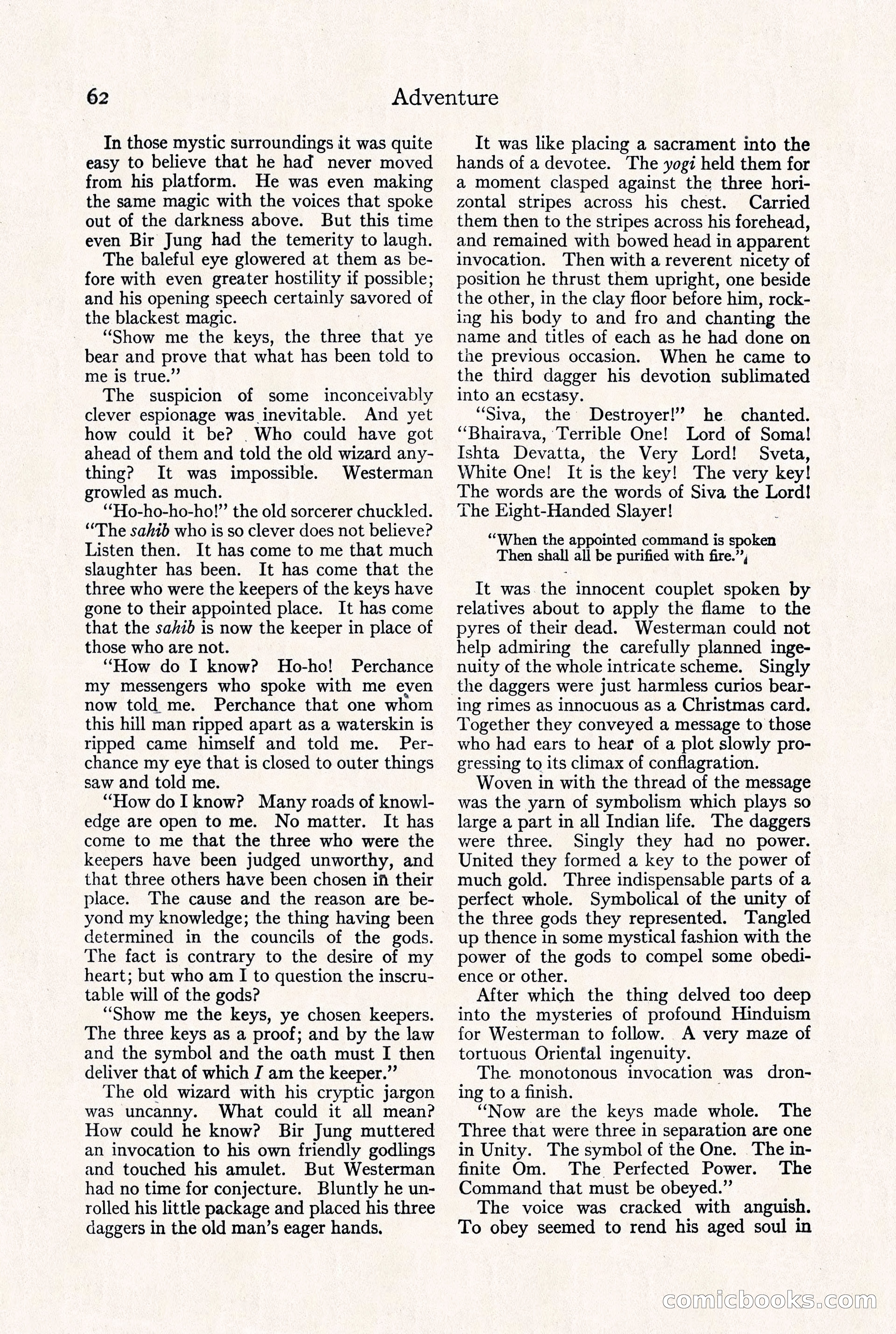 Adventure Magazine, September 30, 1923 — page 68 of 200