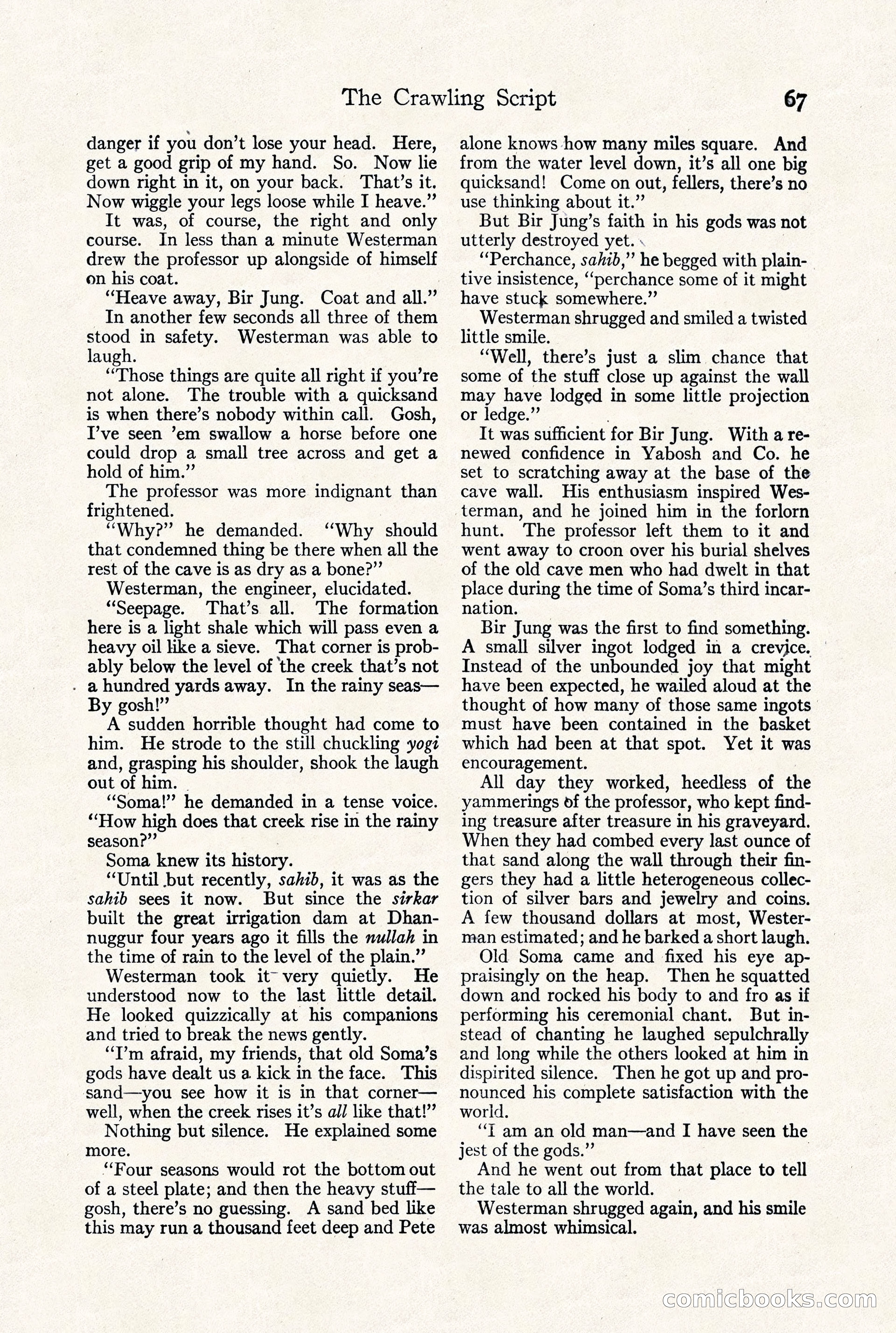 Adventure Magazine, September 30, 1923 — page 73 of 200