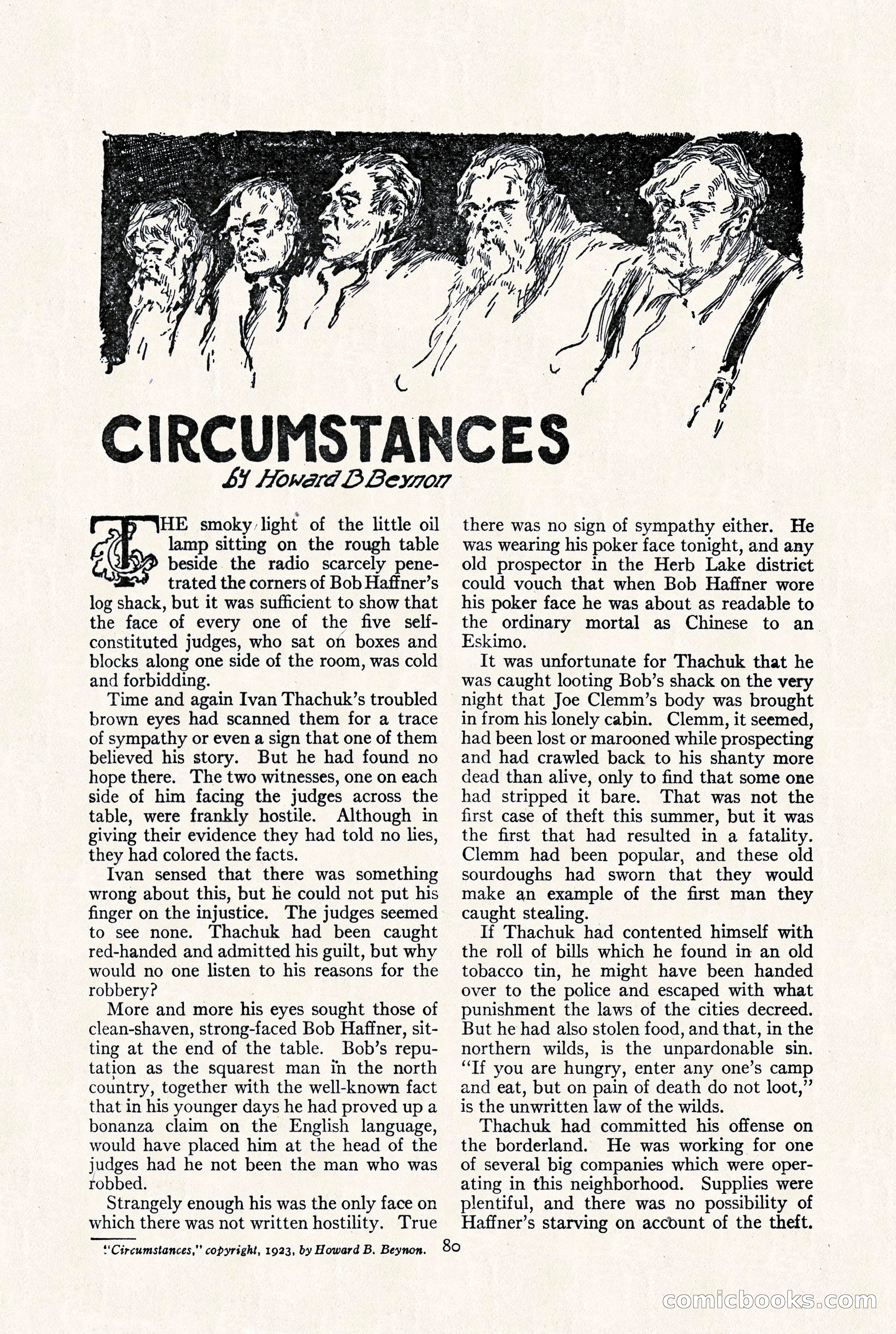 Adventure Magazine, September 30, 1923 — page 86 of 200