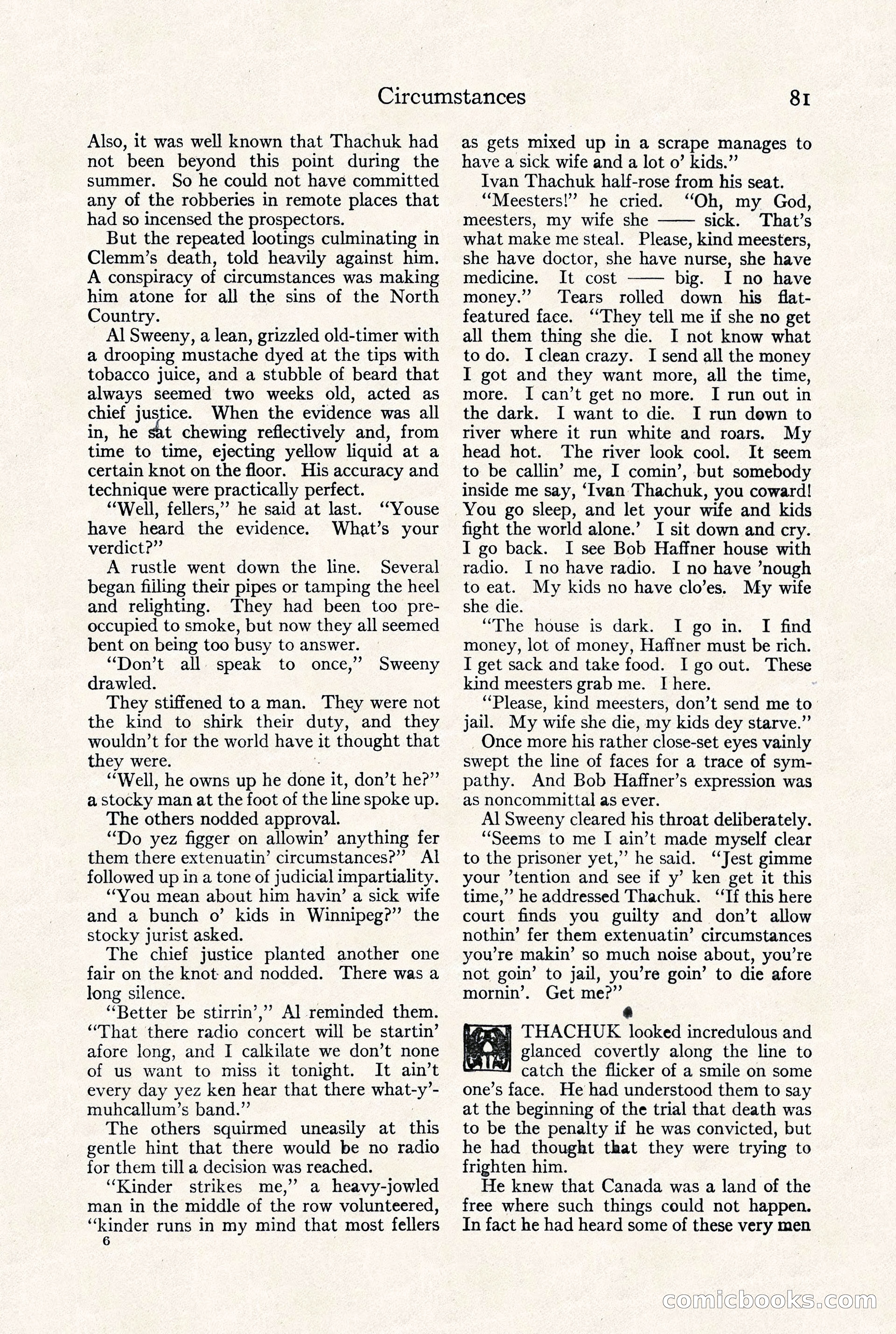 Adventure Magazine, September 30, 1923 — page 87 of 200