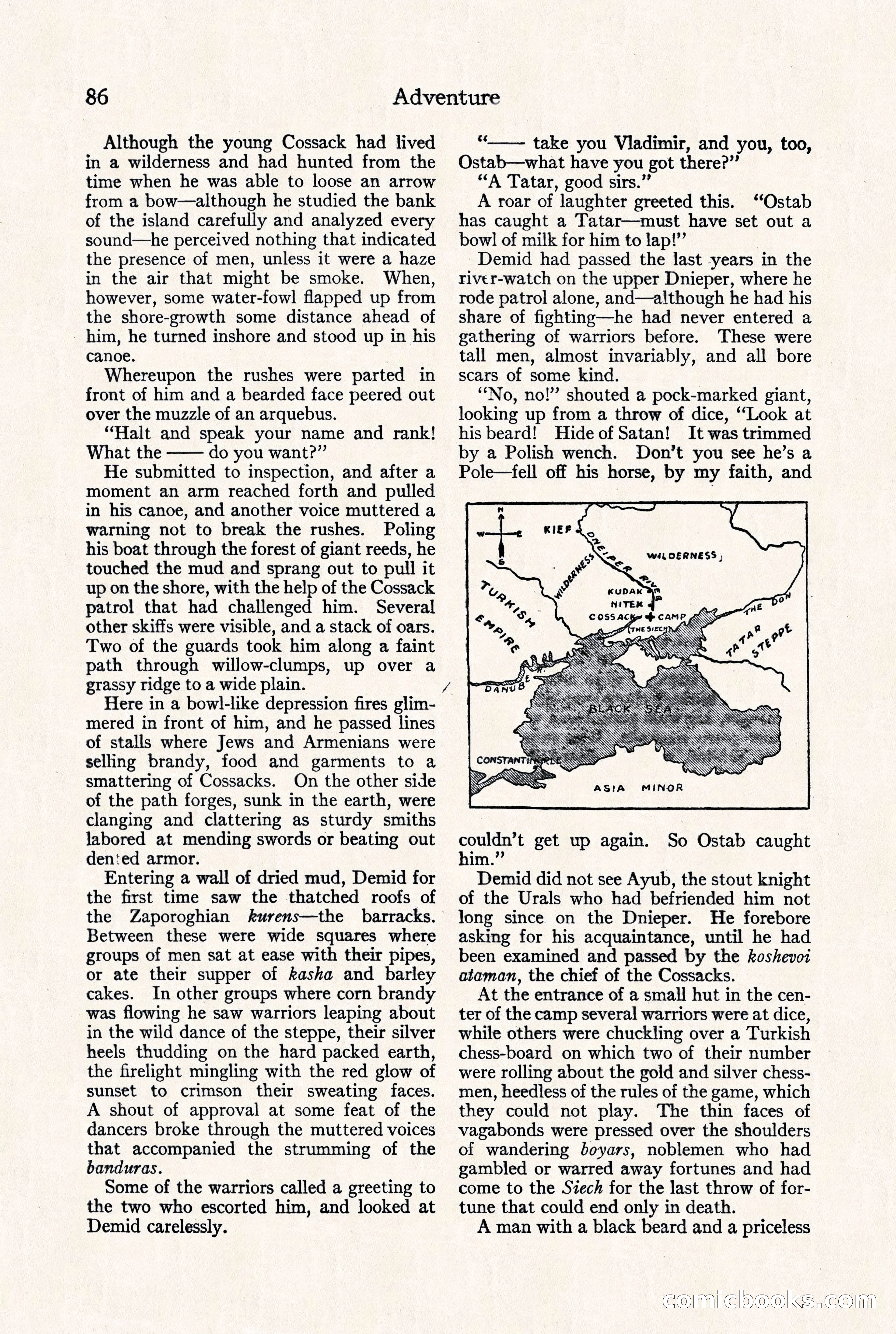 Adventure Magazine, September 30, 1923 — page 92 of 200