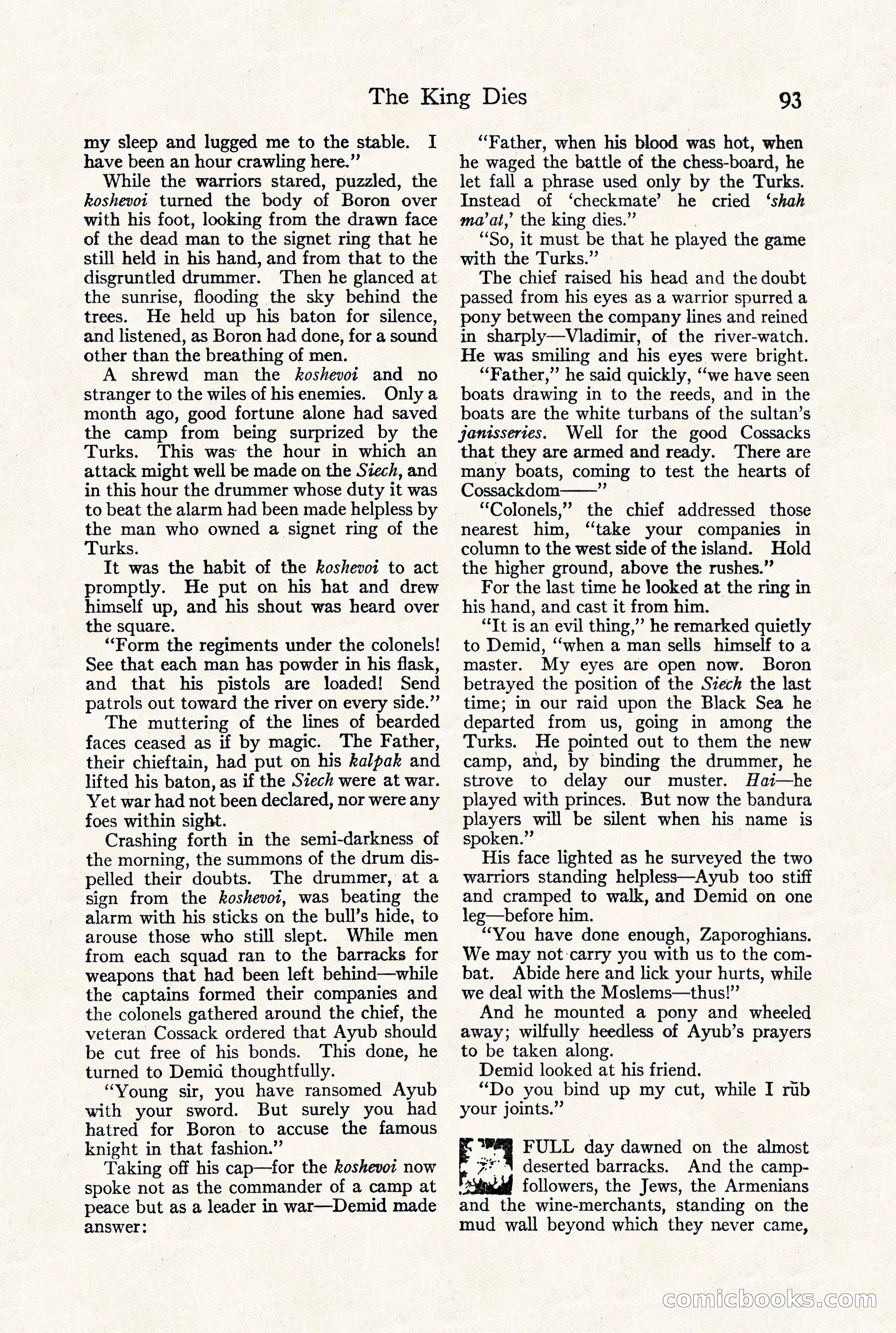 Adventure Magazine, September 30, 1923 — page 99 of 200