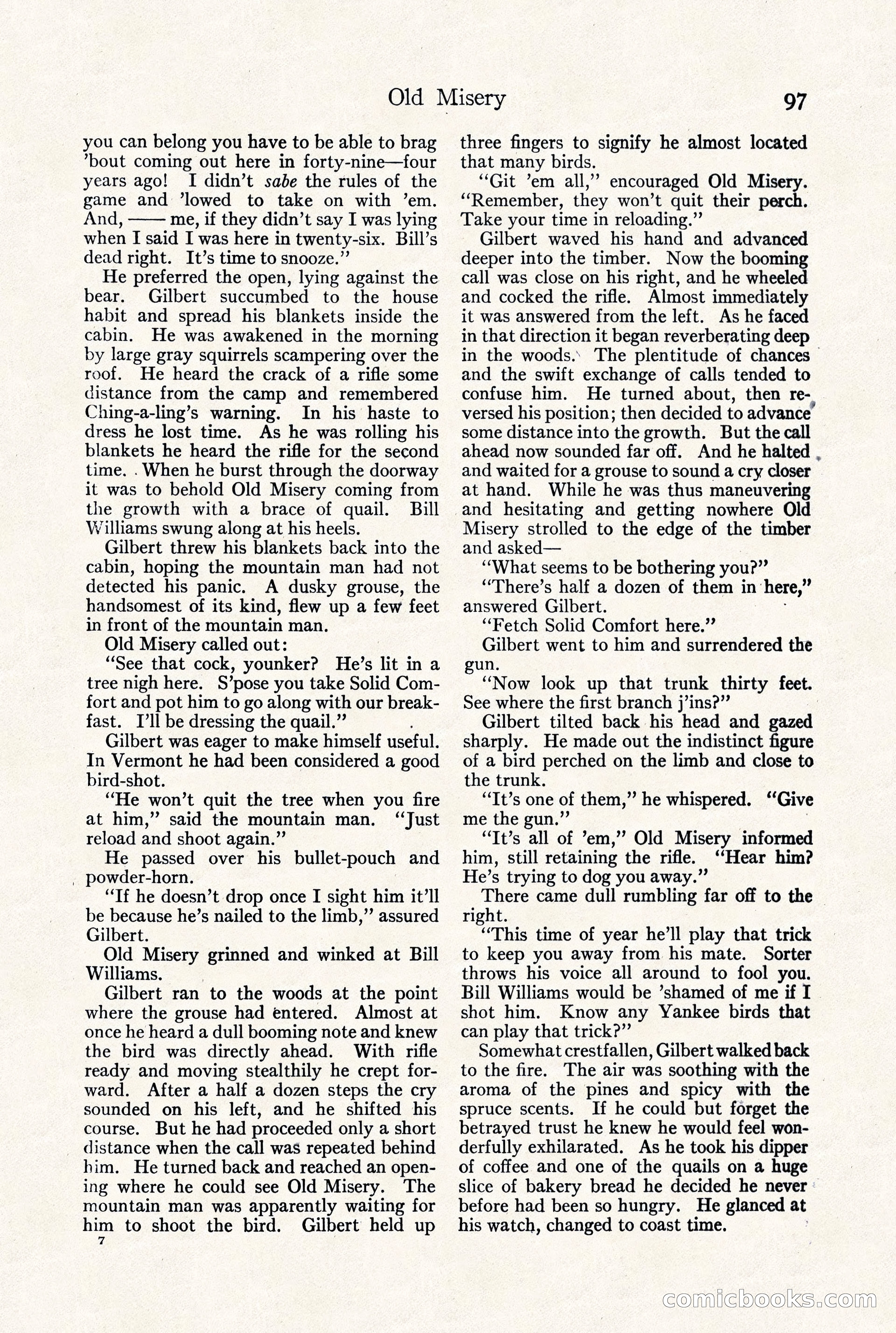 Adventure Magazine, September 30, 1923 — page 103 of 200