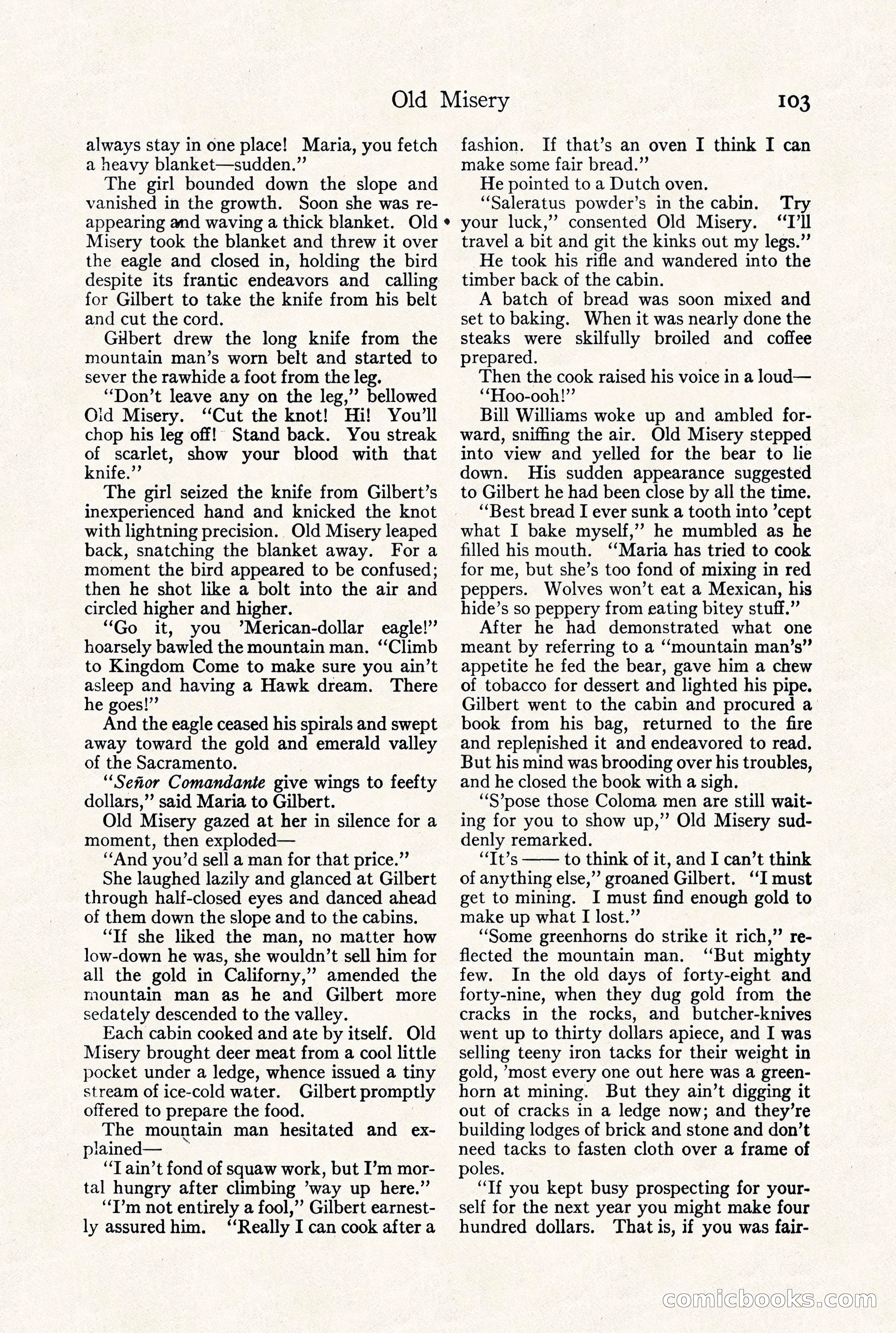 Adventure Magazine, September 30, 1923 — page 109 of 200