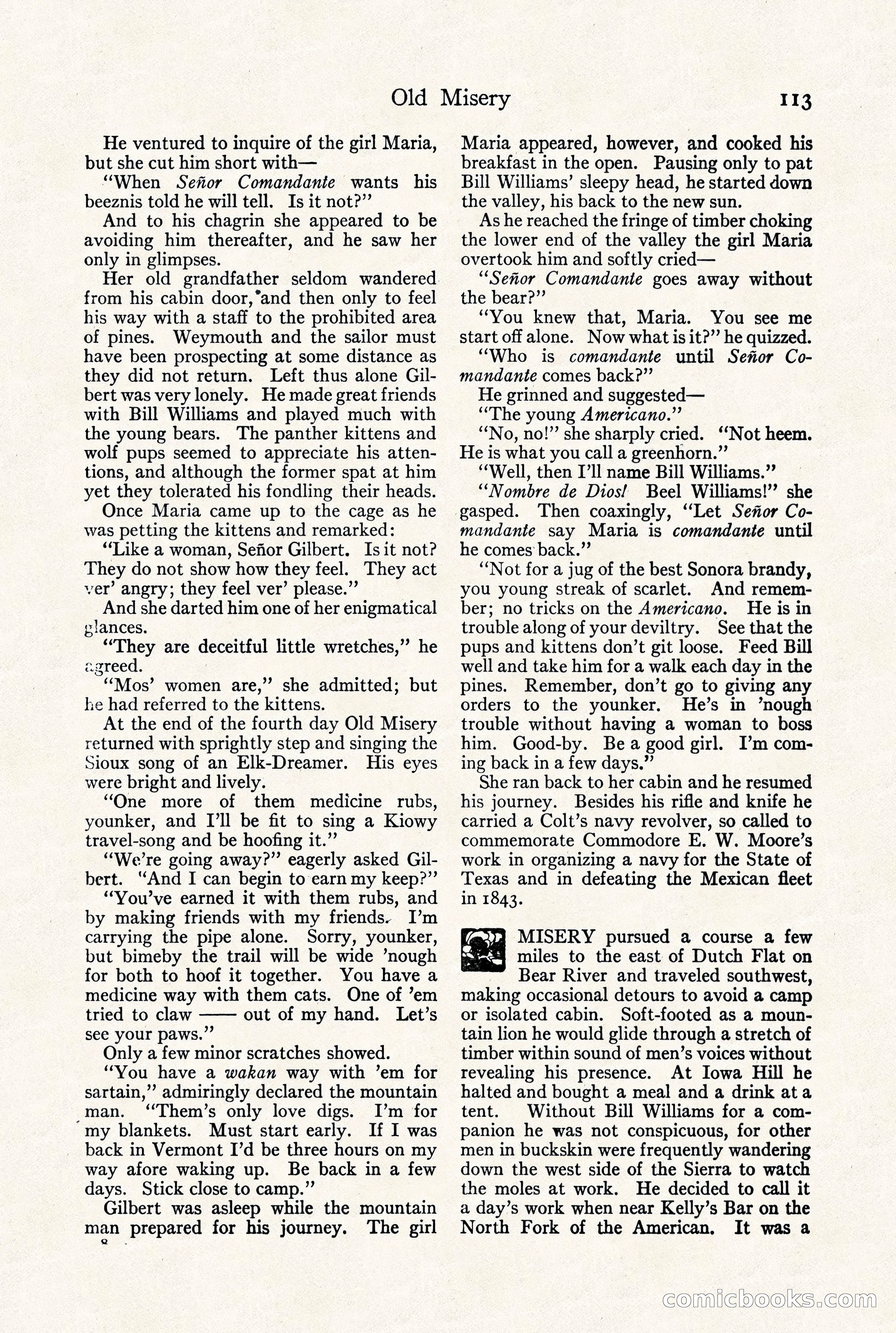 Adventure Magazine, September 30, 1923 — page 119 of 200