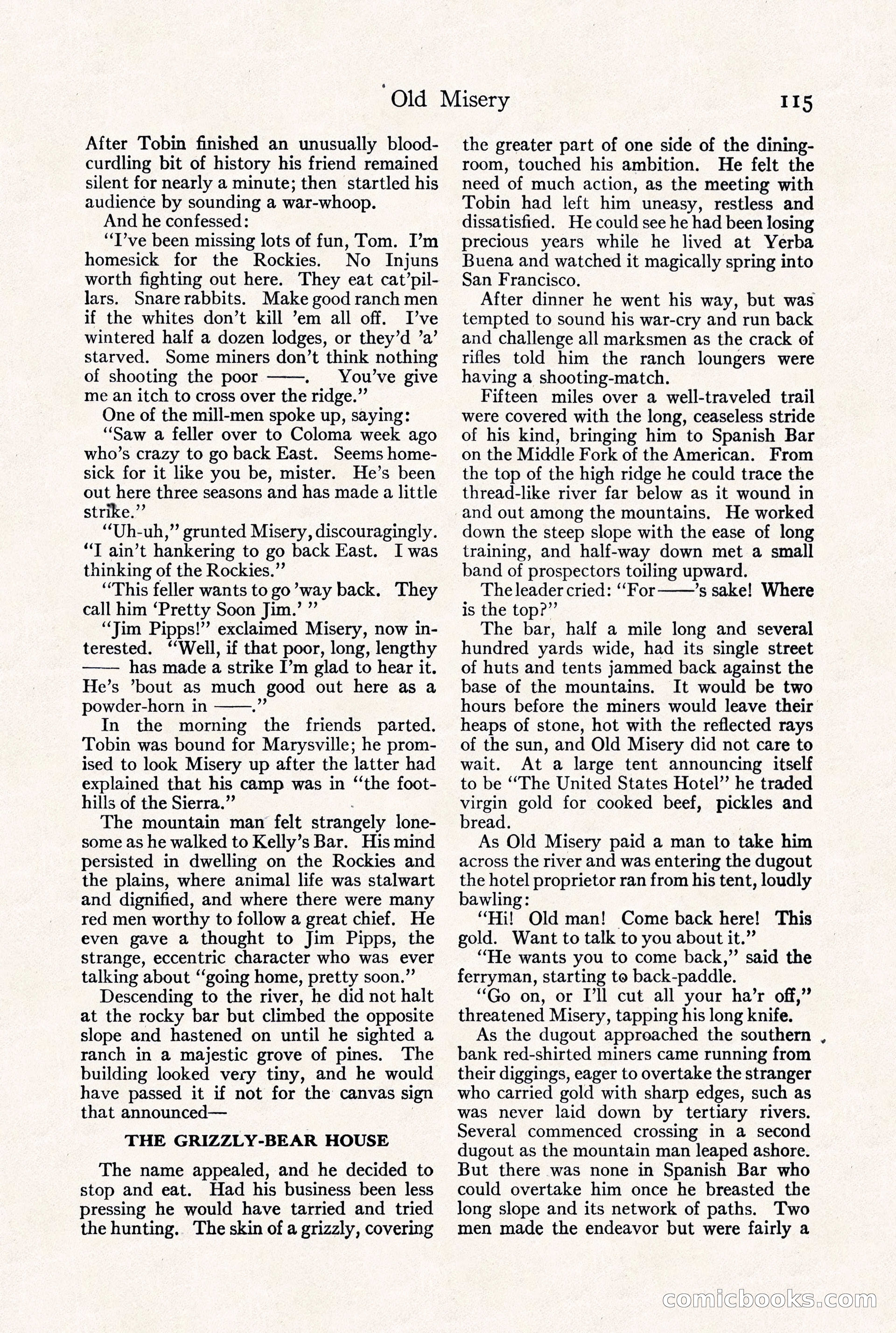 Adventure Magazine, September 30, 1923 — page 121 of 200
