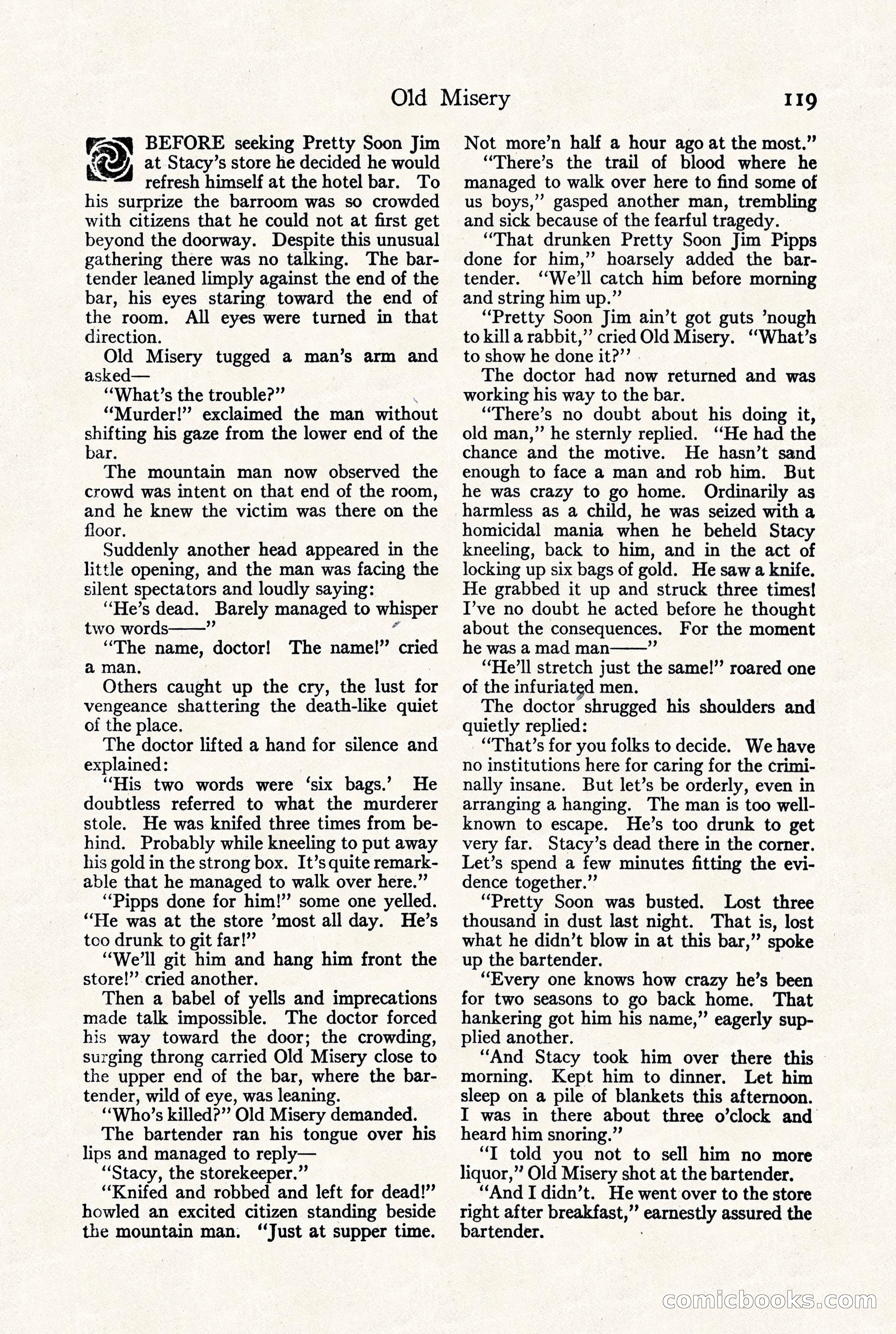 Adventure Magazine, September 30, 1923 — page 125 of 200