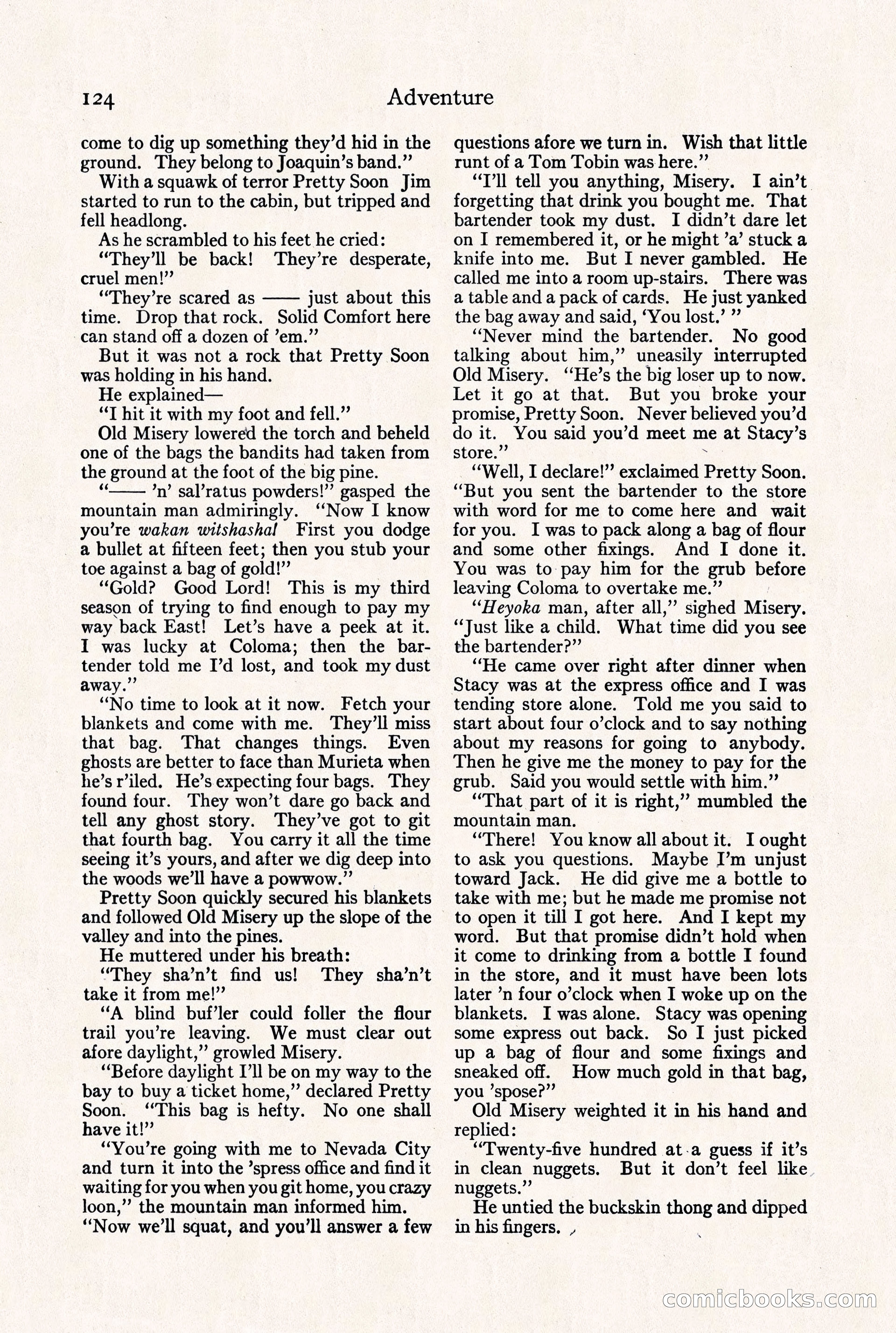 Adventure Magazine, September 30, 1923 — page 130 of 200