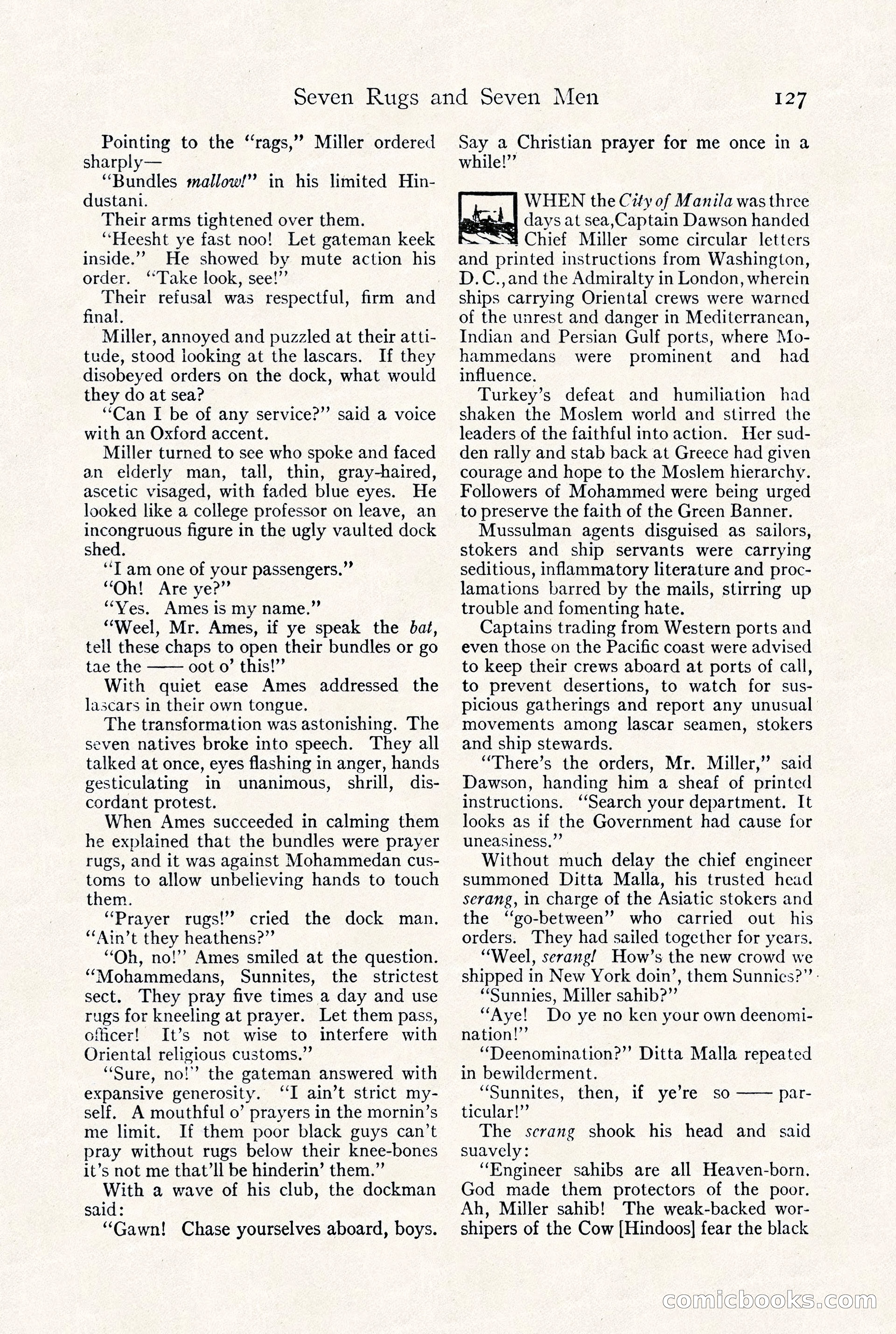 Adventure Magazine, September 30, 1923 — page 133 of 200