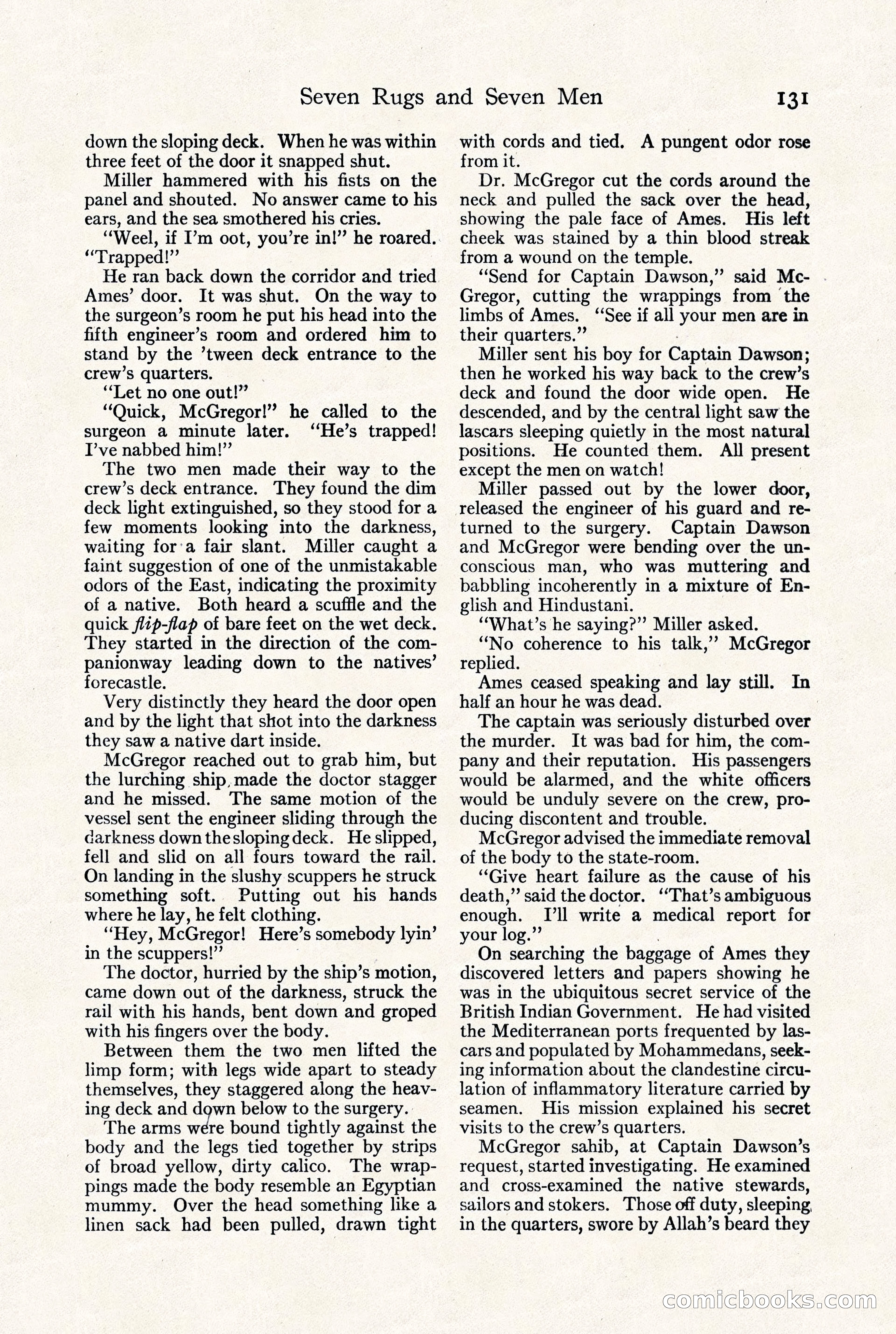 Adventure Magazine, September 30, 1923 — page 137 of 200