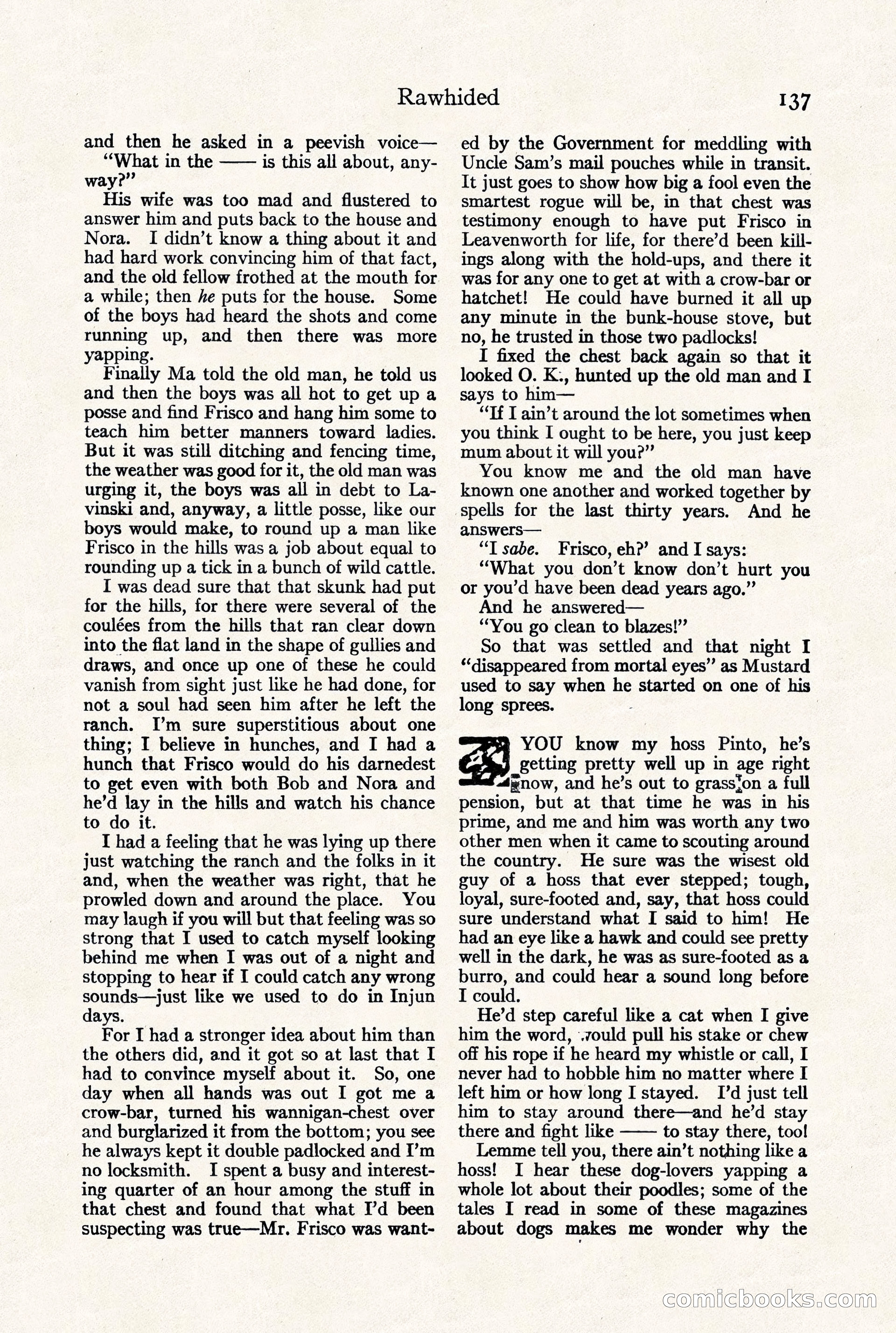 Adventure Magazine, September 30, 1923 — page 143 of 200
