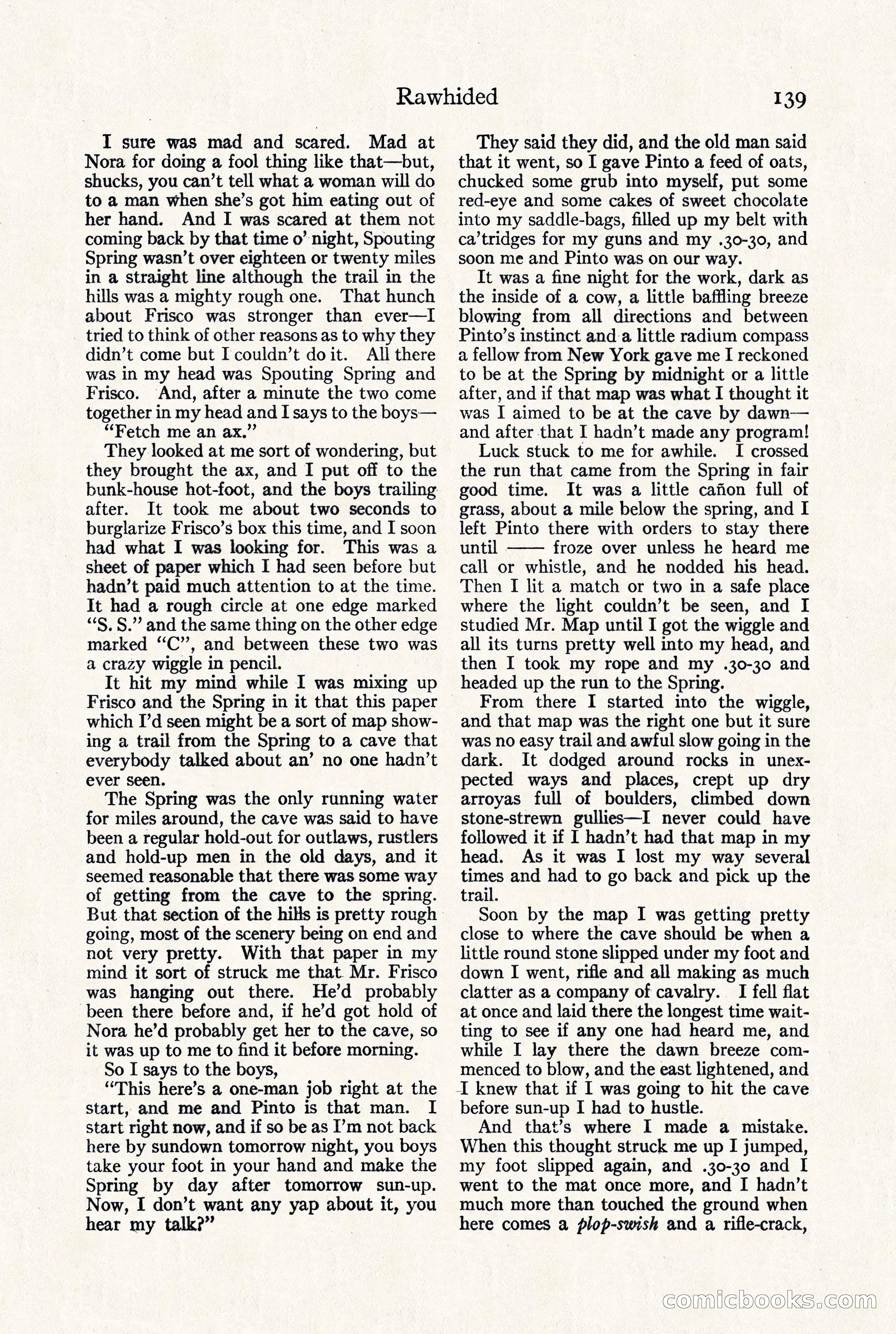 Adventure Magazine, September 30, 1923 — page 145 of 200
