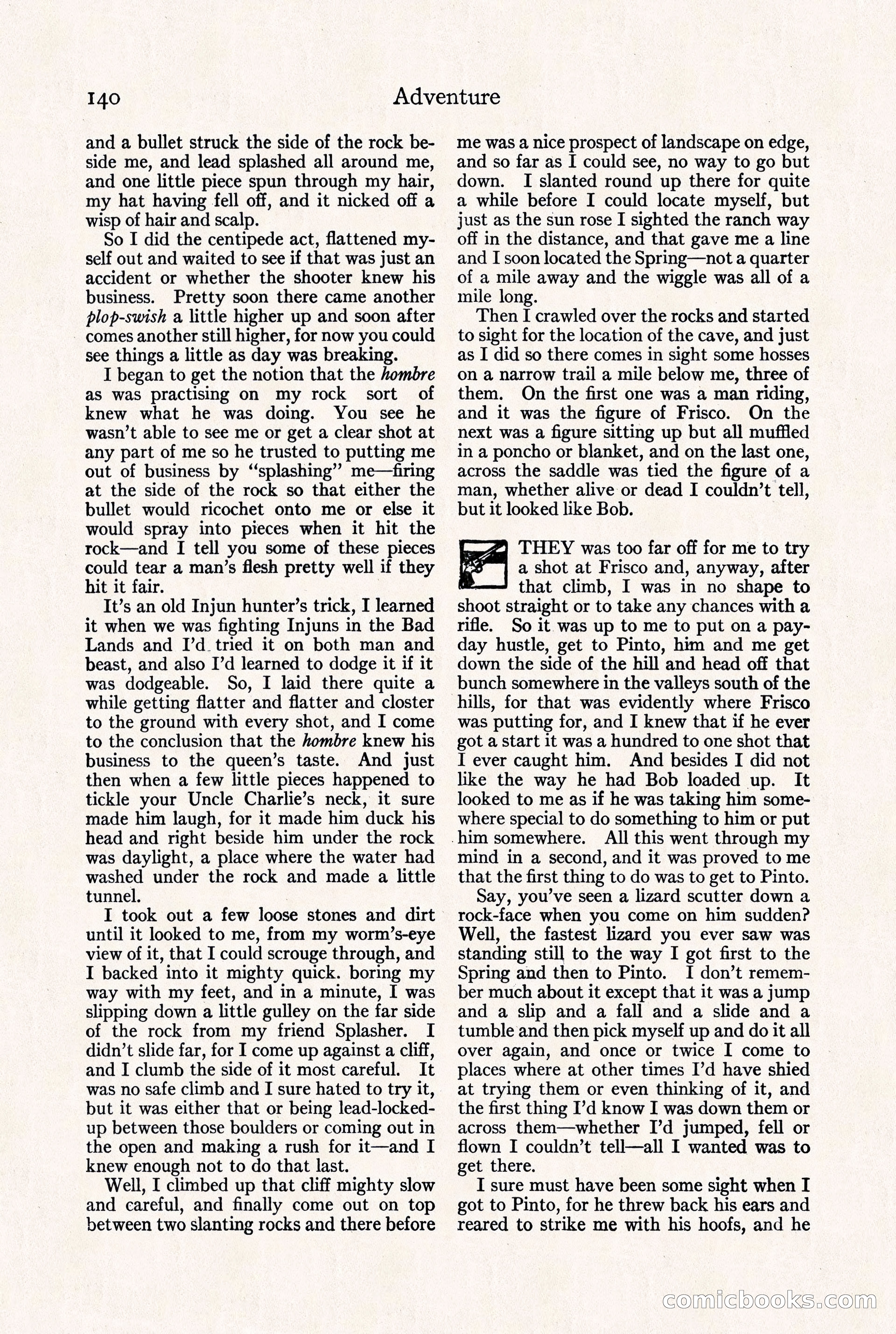 Adventure Magazine, September 30, 1923 — page 146 of 200