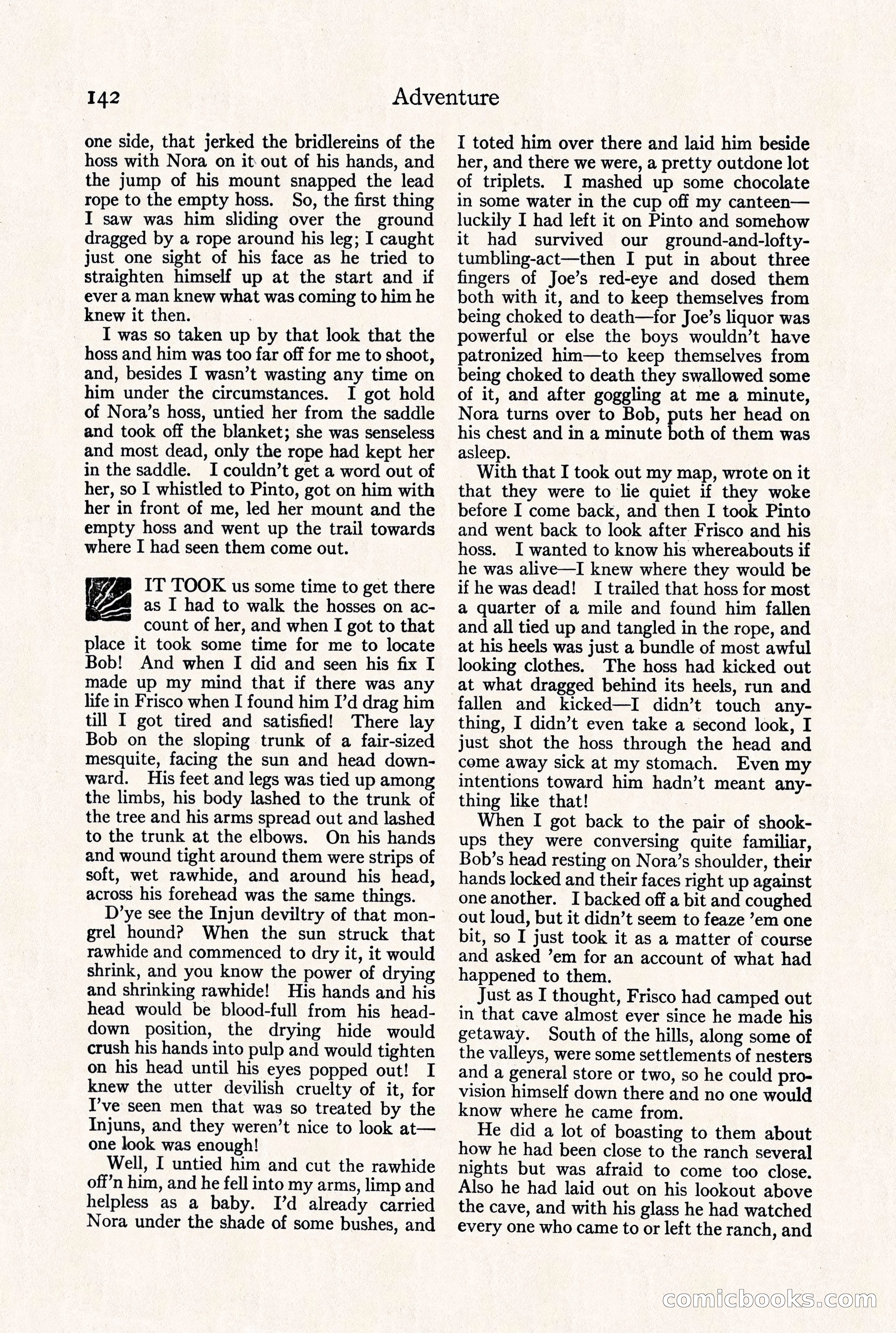 Adventure Magazine, September 30, 1923 — page 148 of 200