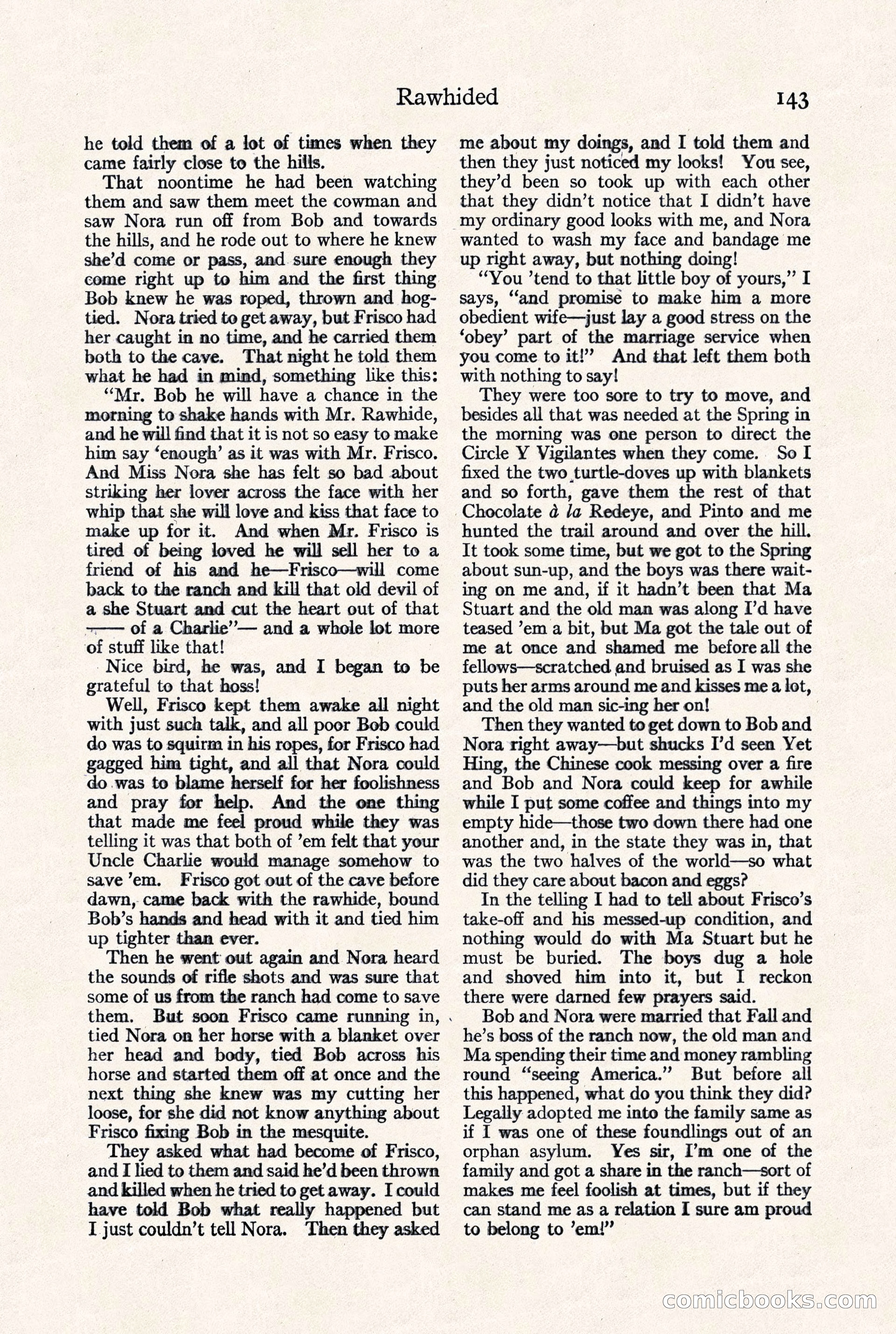 Adventure Magazine, September 30, 1923 — page 149 of 200