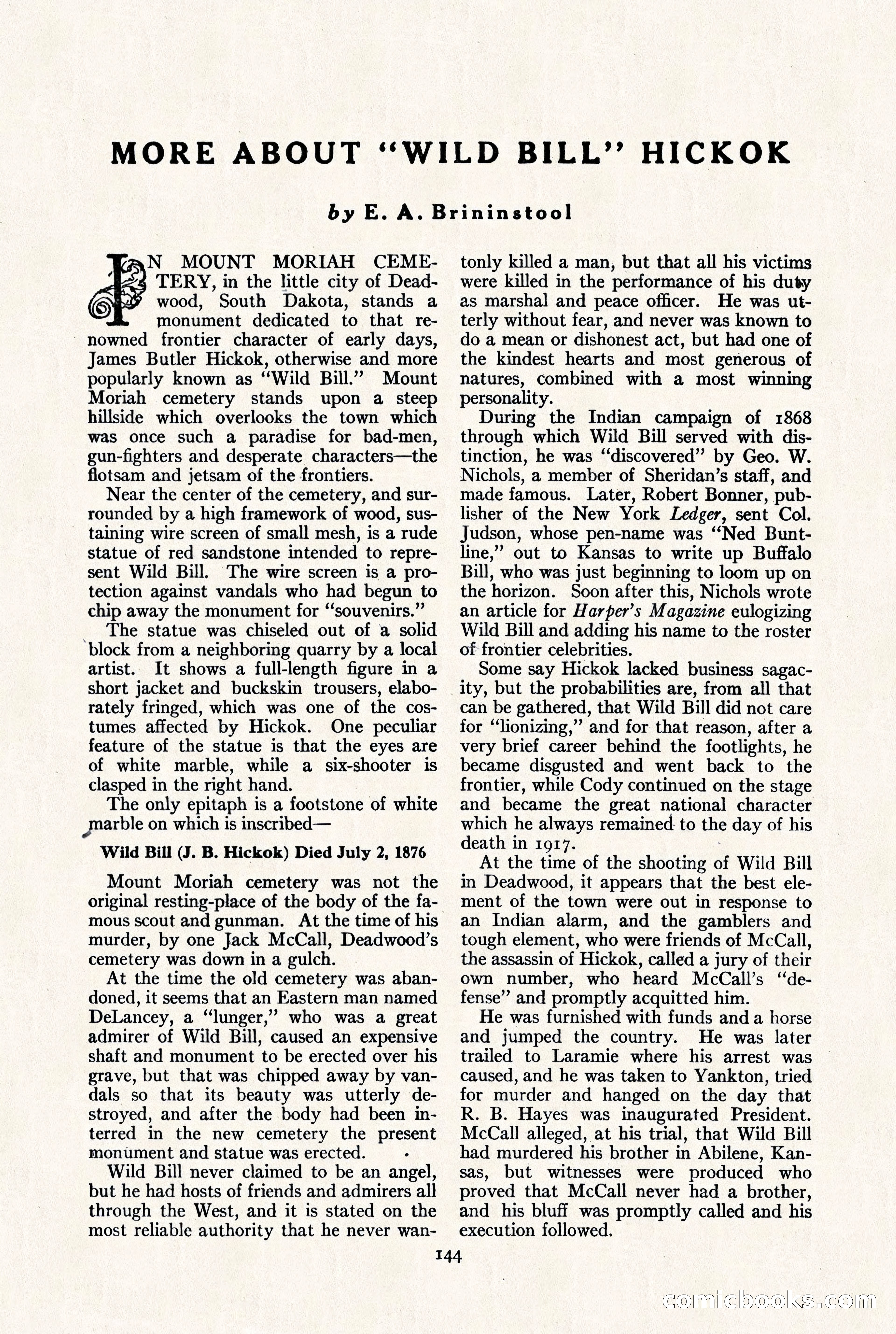 Adventure Magazine, September 30, 1923 — page 150 of 200