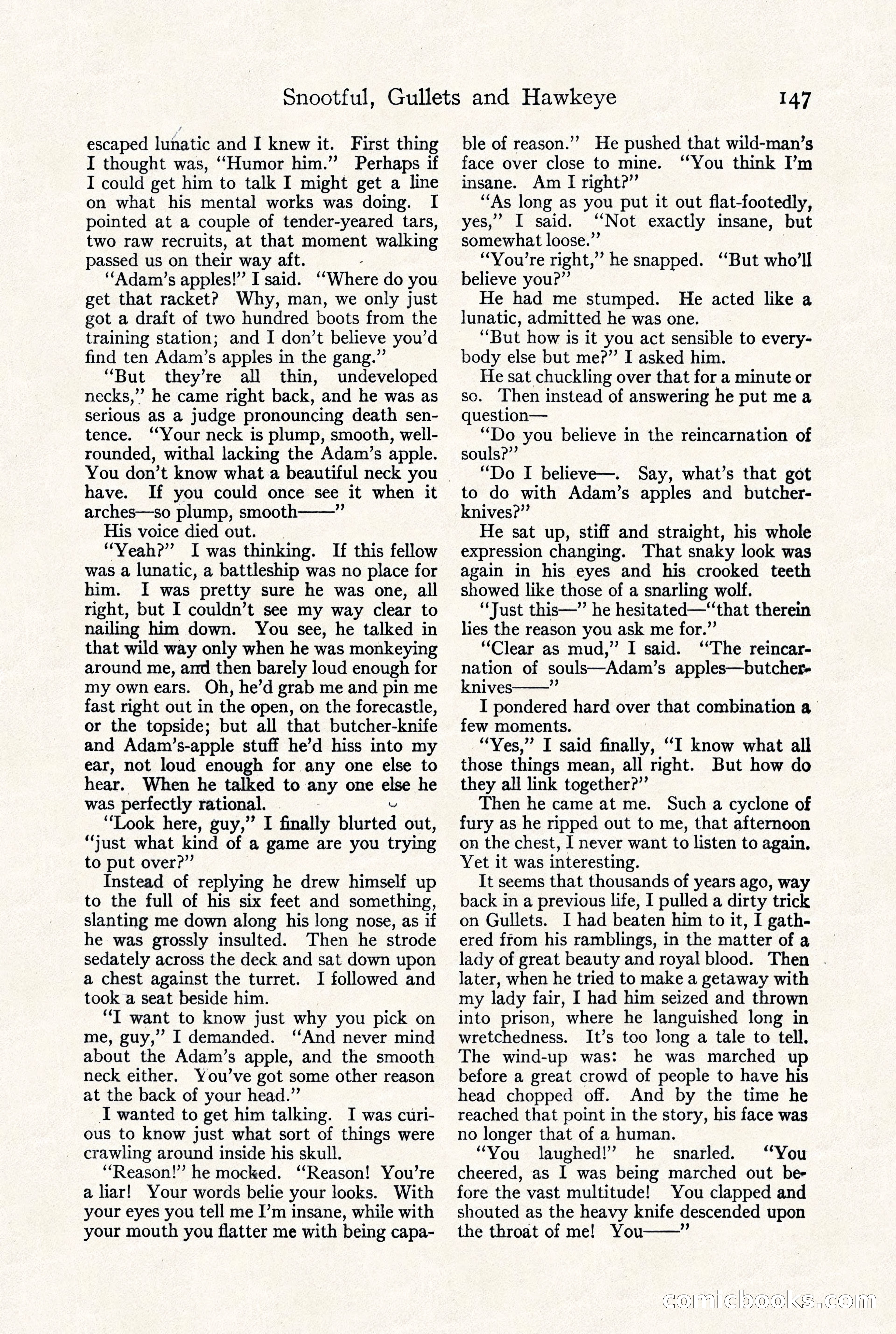Adventure Magazine, September 30, 1923 — page 153 of 200