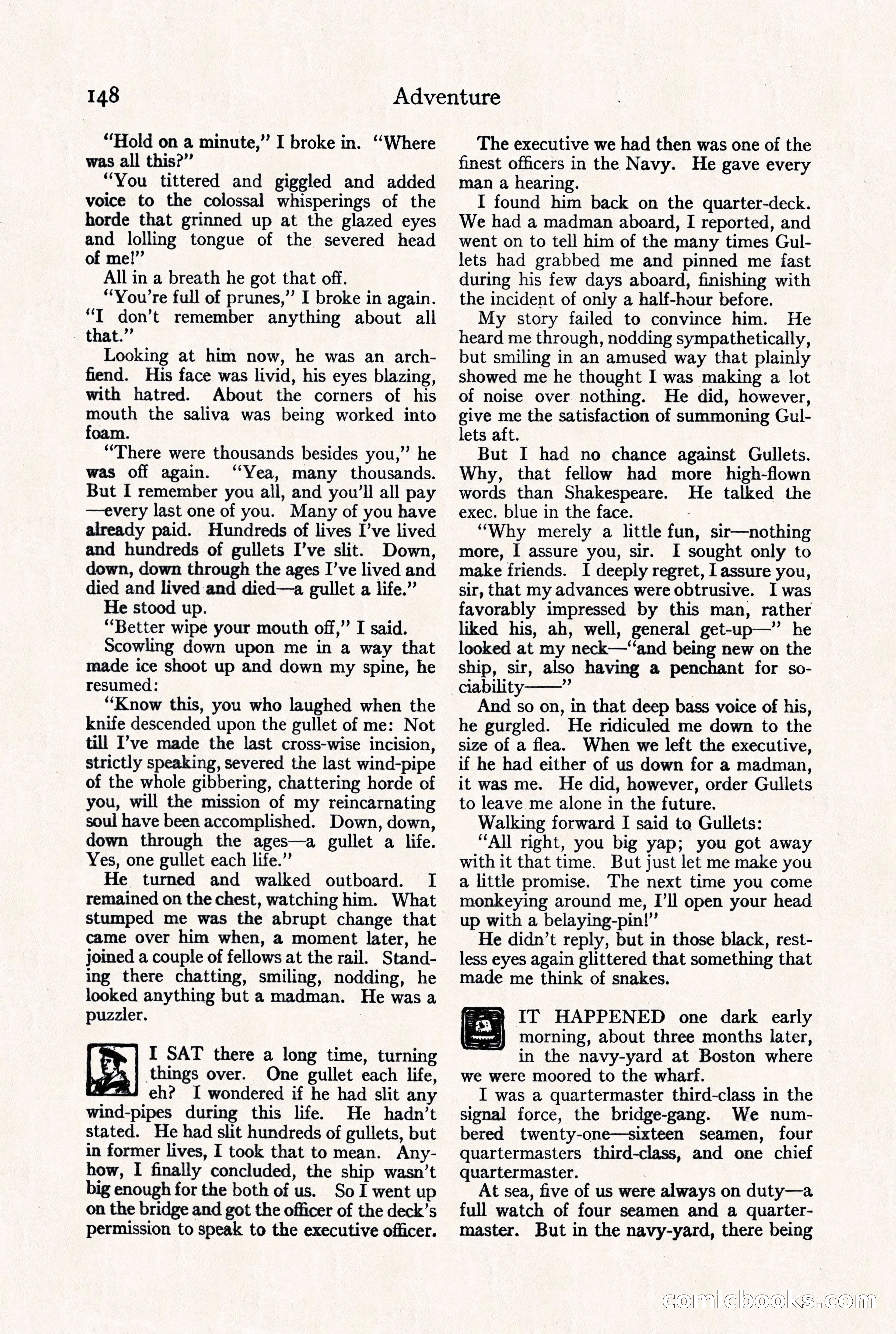 Adventure Magazine, September 30, 1923 — page 154 of 200