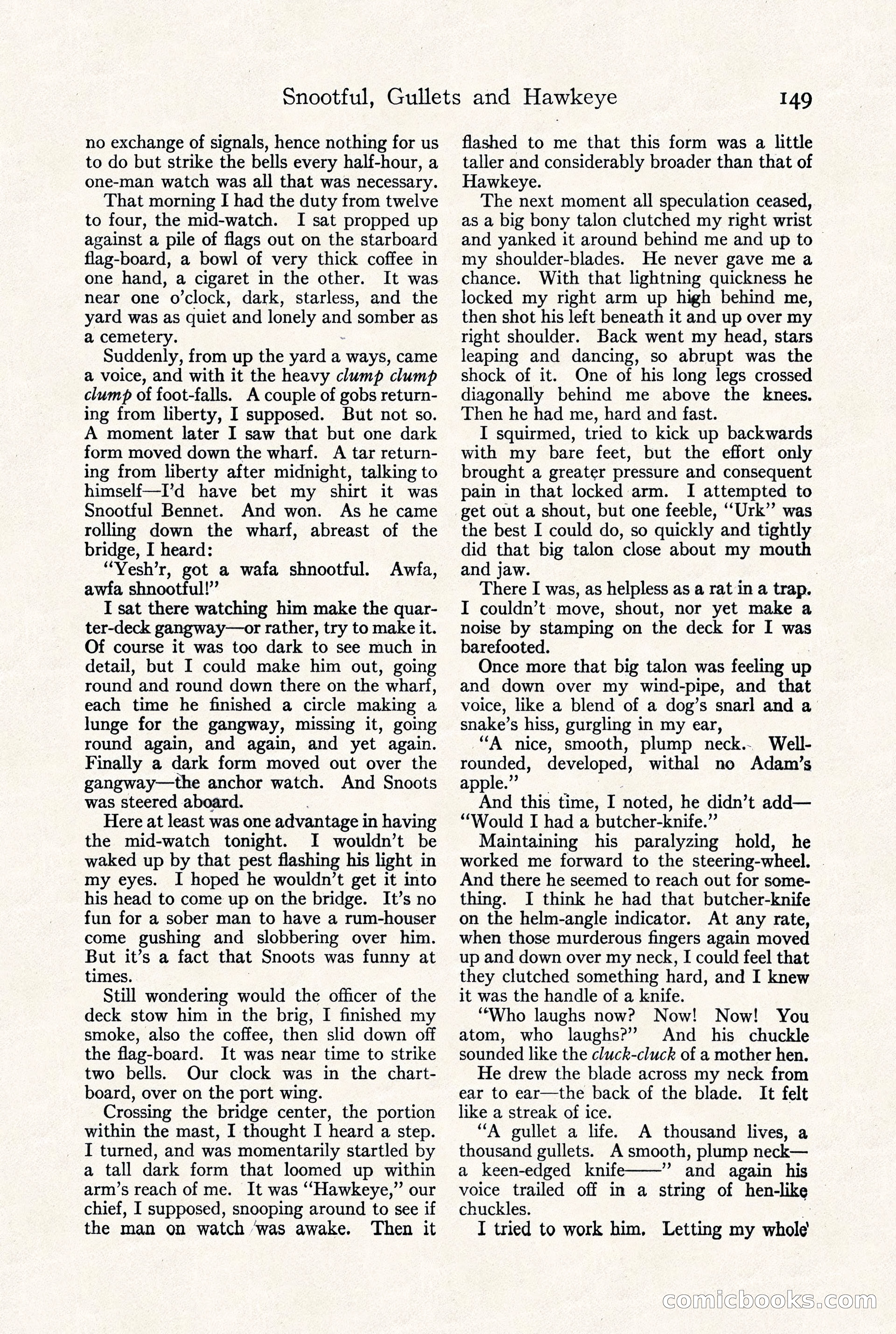 Adventure Magazine, September 30, 1923 — page 155 of 200