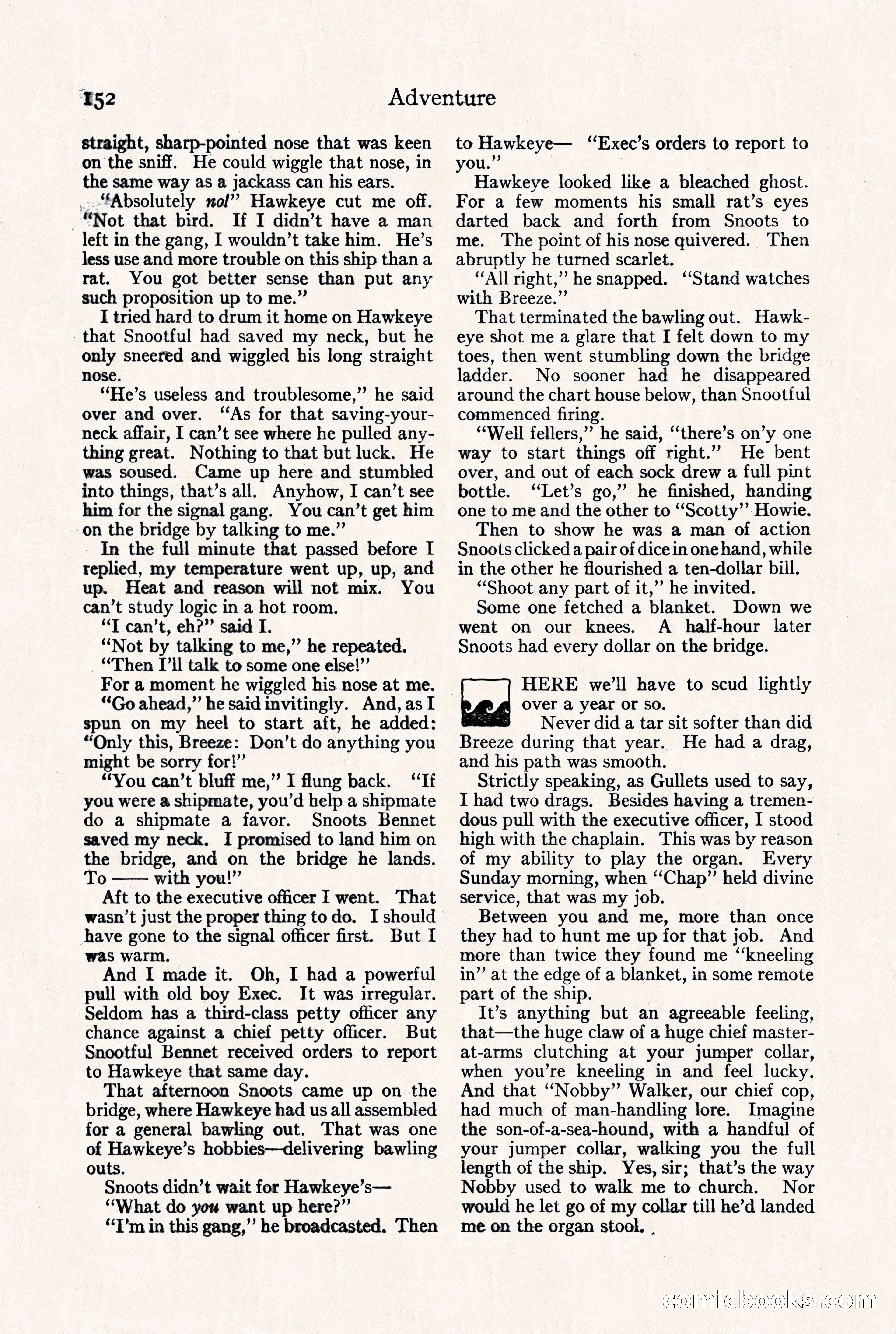 Adventure Magazine, September 30, 1923 — page 158 of 200