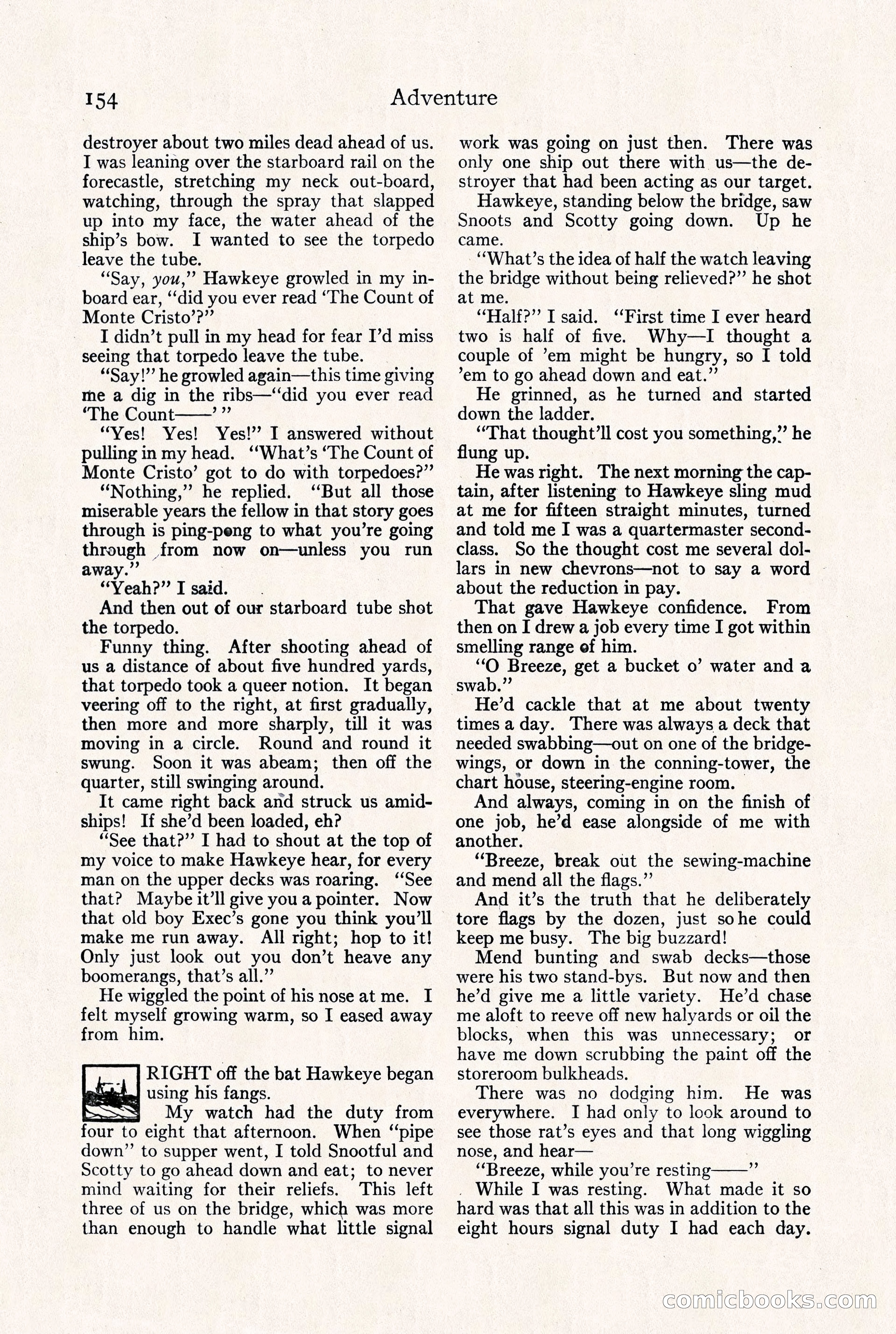 Adventure Magazine, September 30, 1923 — page 160 of 200