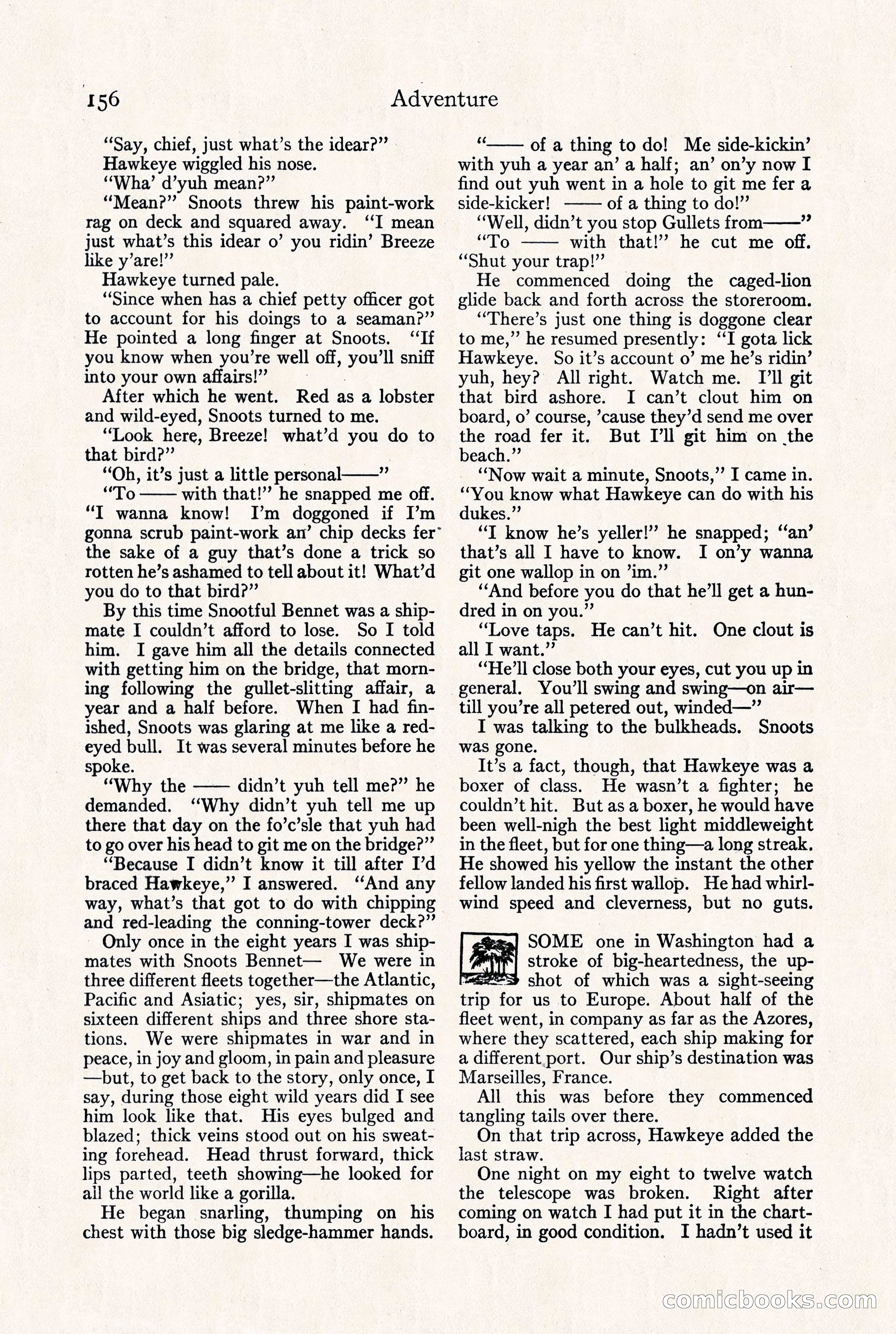 Adventure Magazine, September 30, 1923 — page 162 of 200