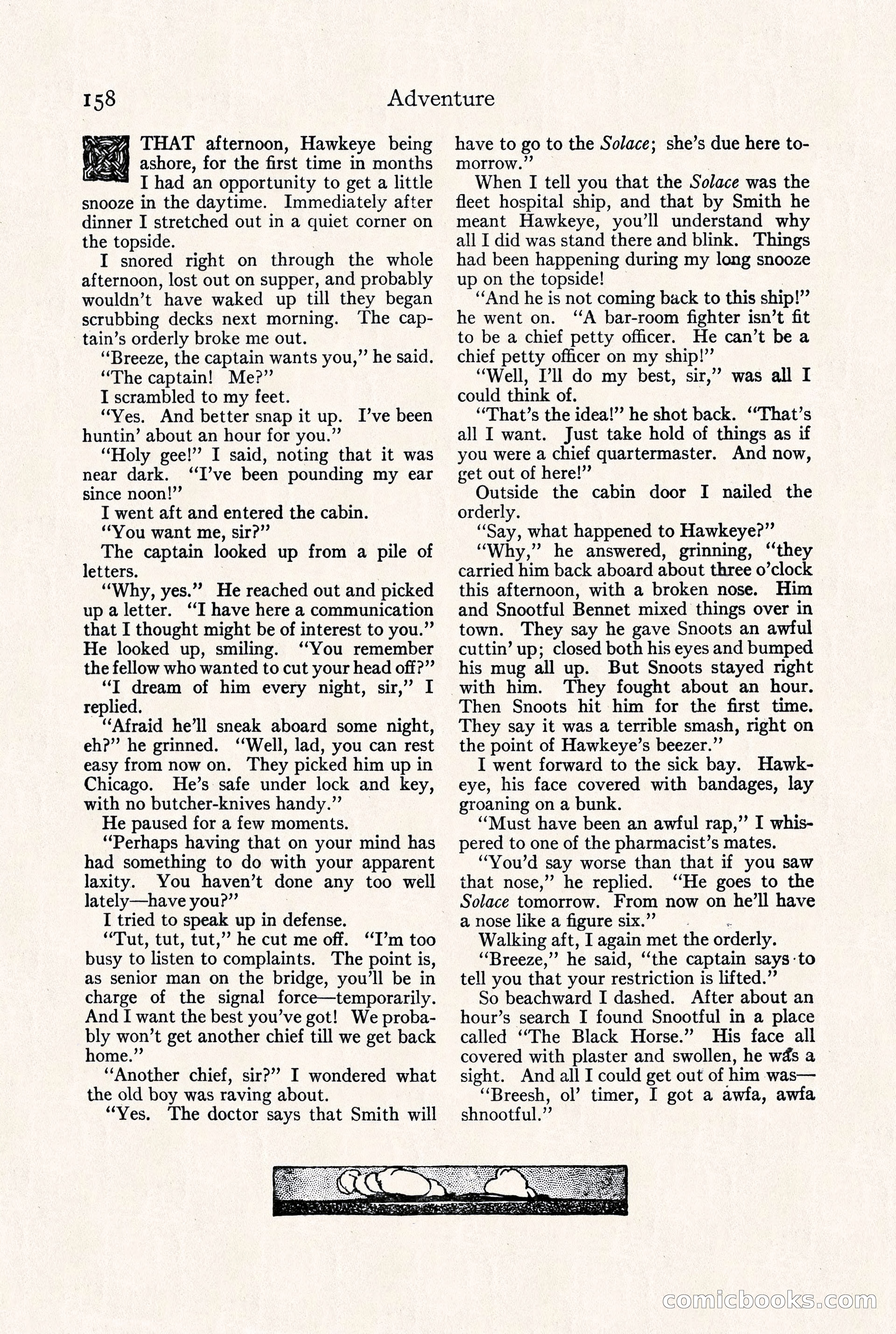 Adventure Magazine, September 30, 1923 — page 164 of 200