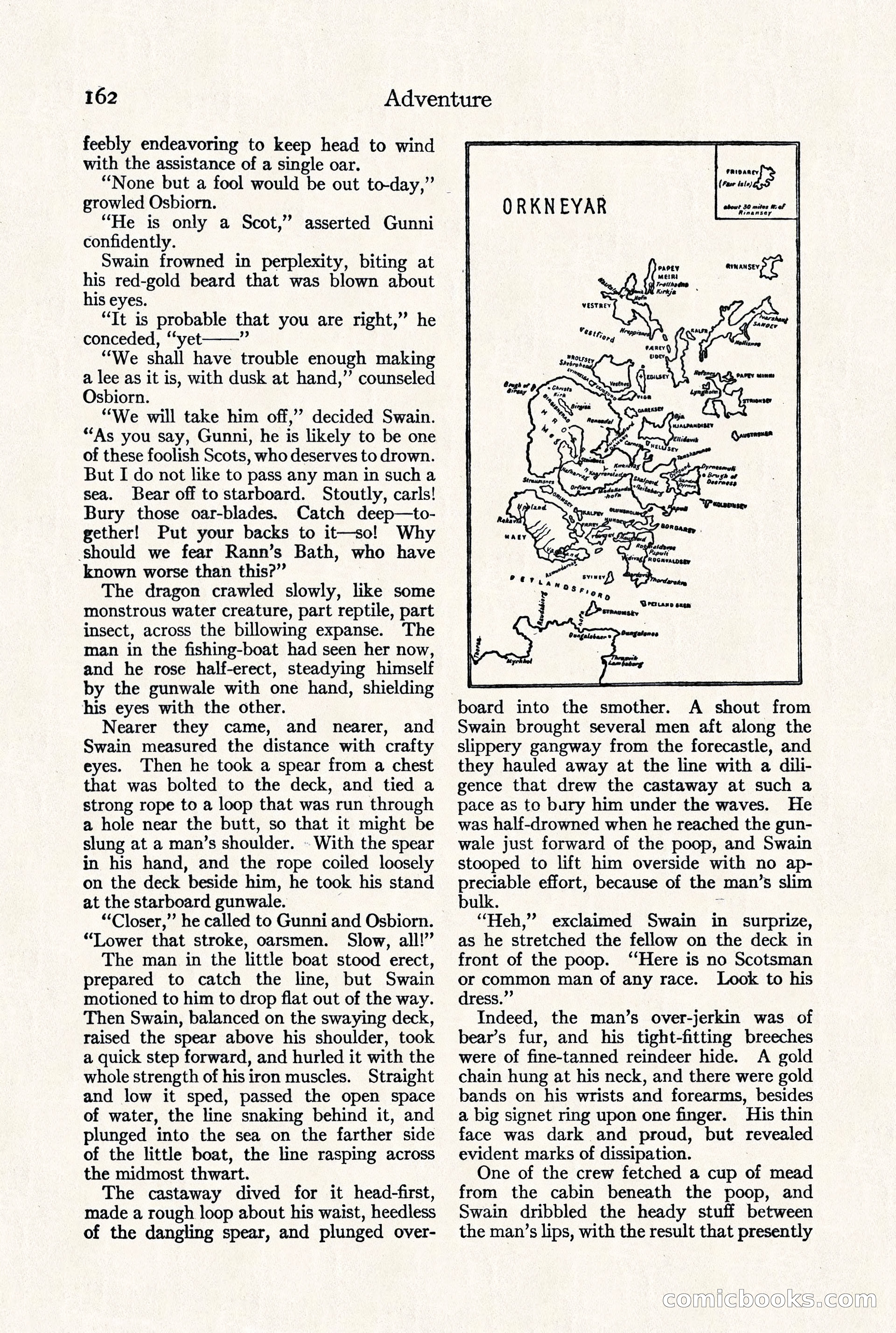 Adventure Magazine, September 30, 1923 — page 168 of 200