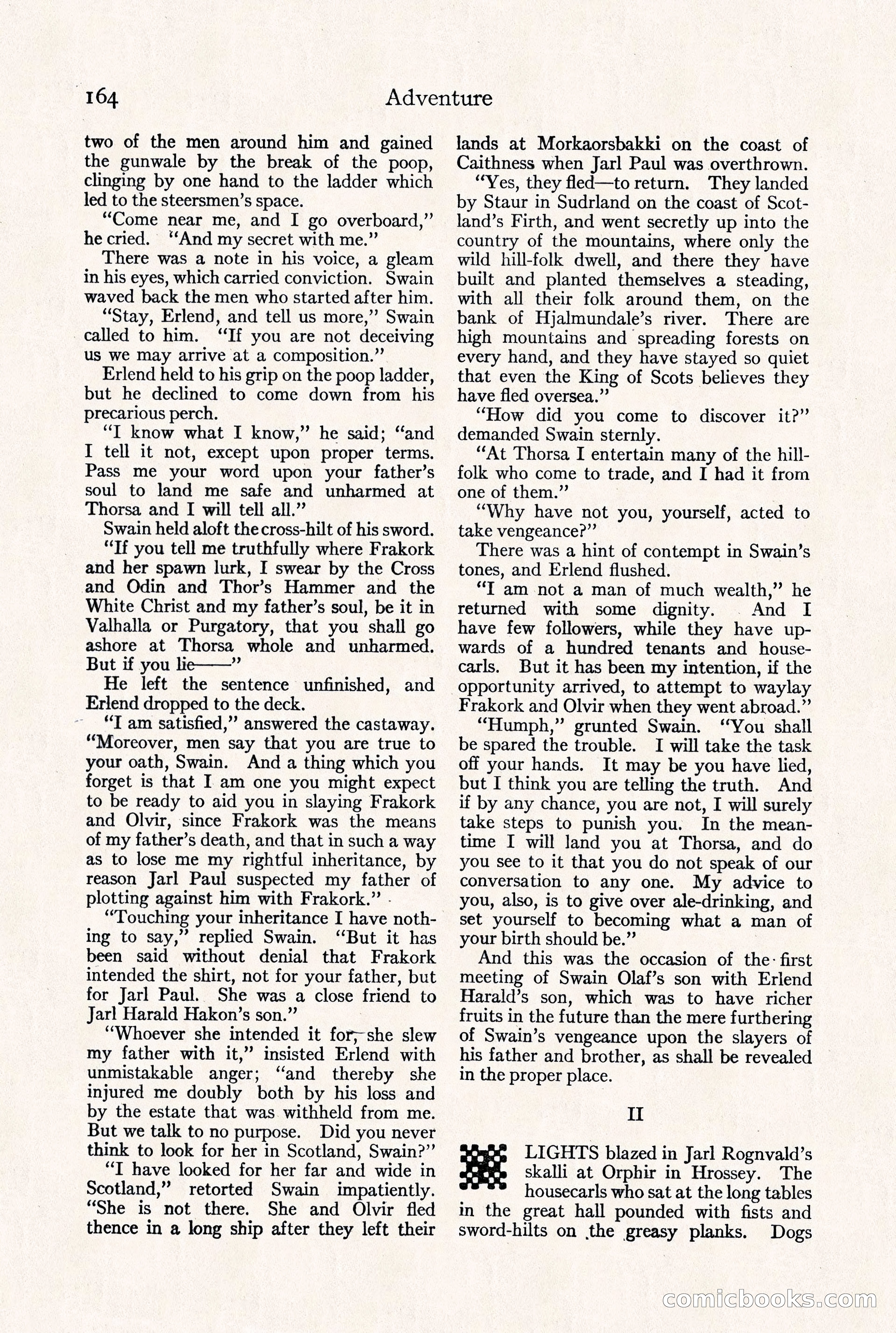 Adventure Magazine, September 30, 1923 — page 170 of 200