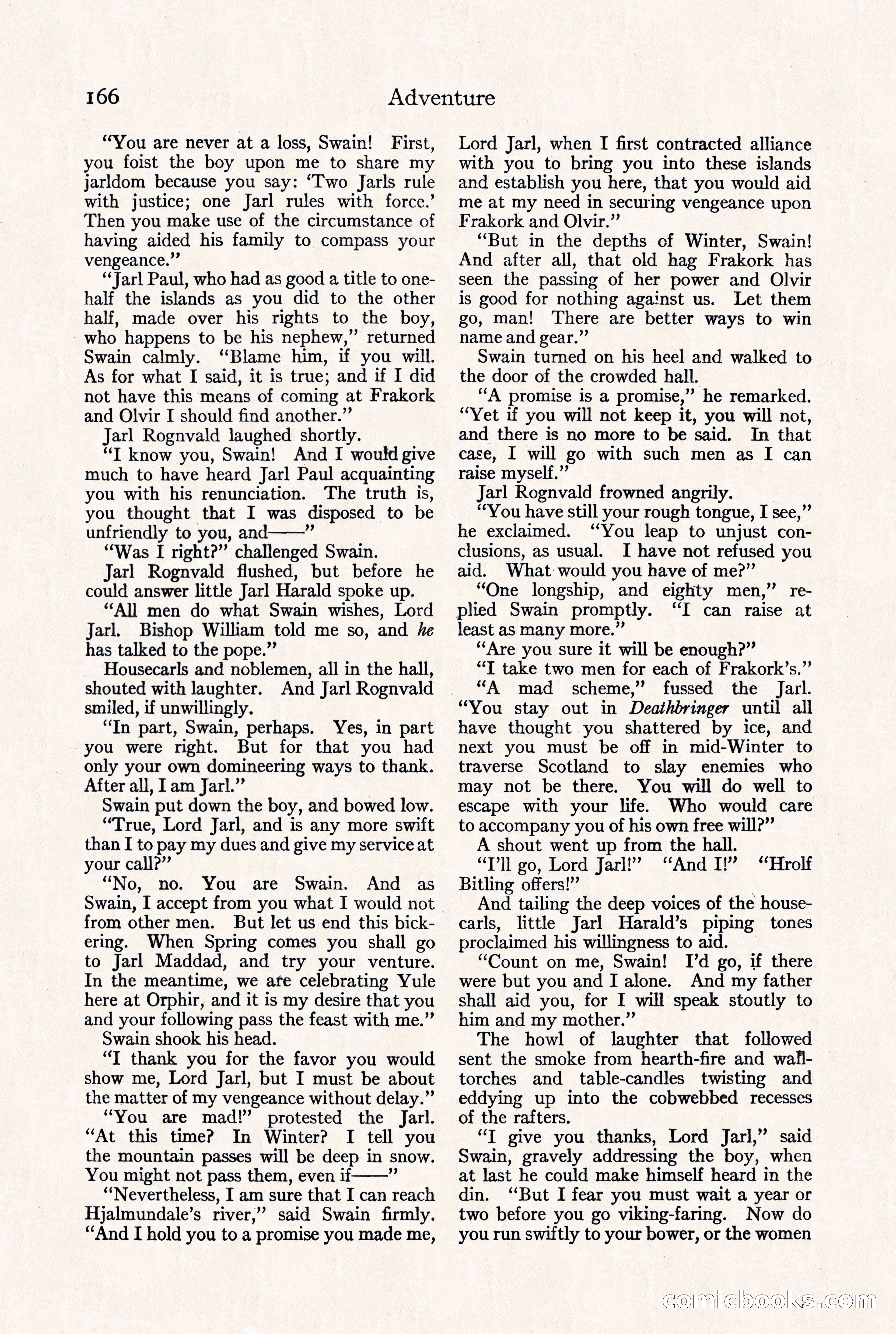Adventure Magazine, September 30, 1923 — page 172 of 200
