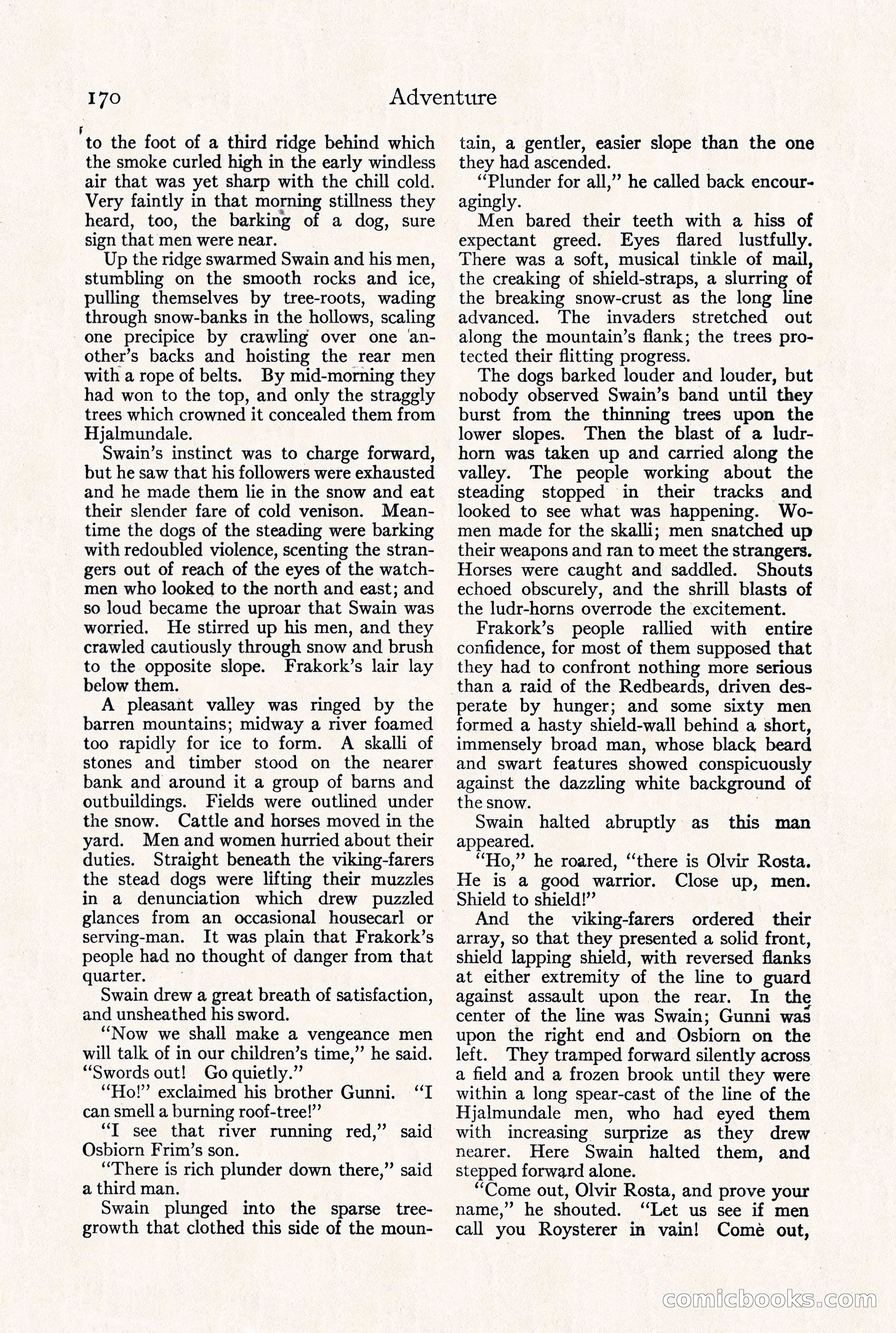 Adventure Magazine, September 30, 1923 — page 176 of 200