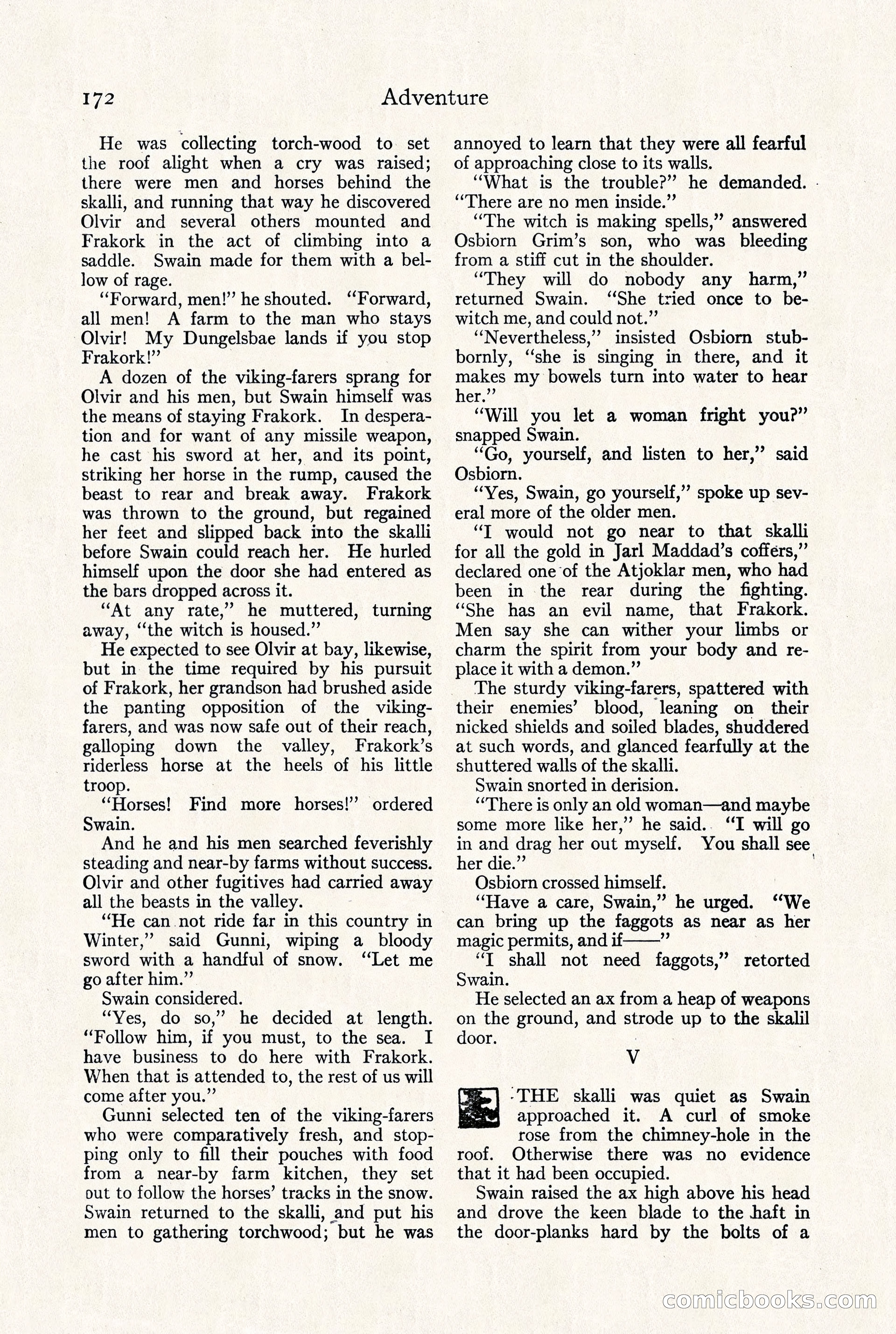 Adventure Magazine, September 30, 1923 — page 178 of 200