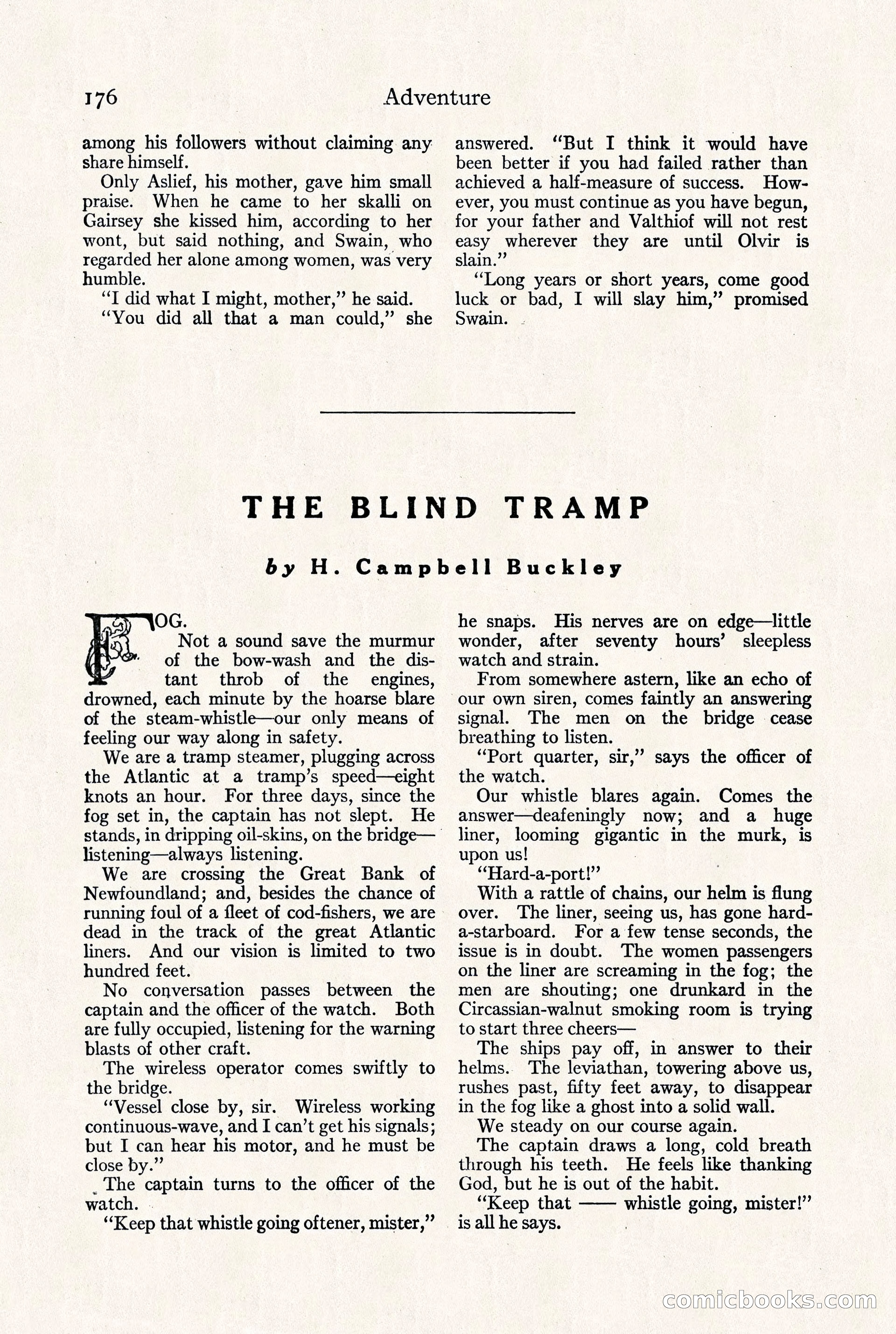 Adventure Magazine, September 30, 1923 — page 182 of 200