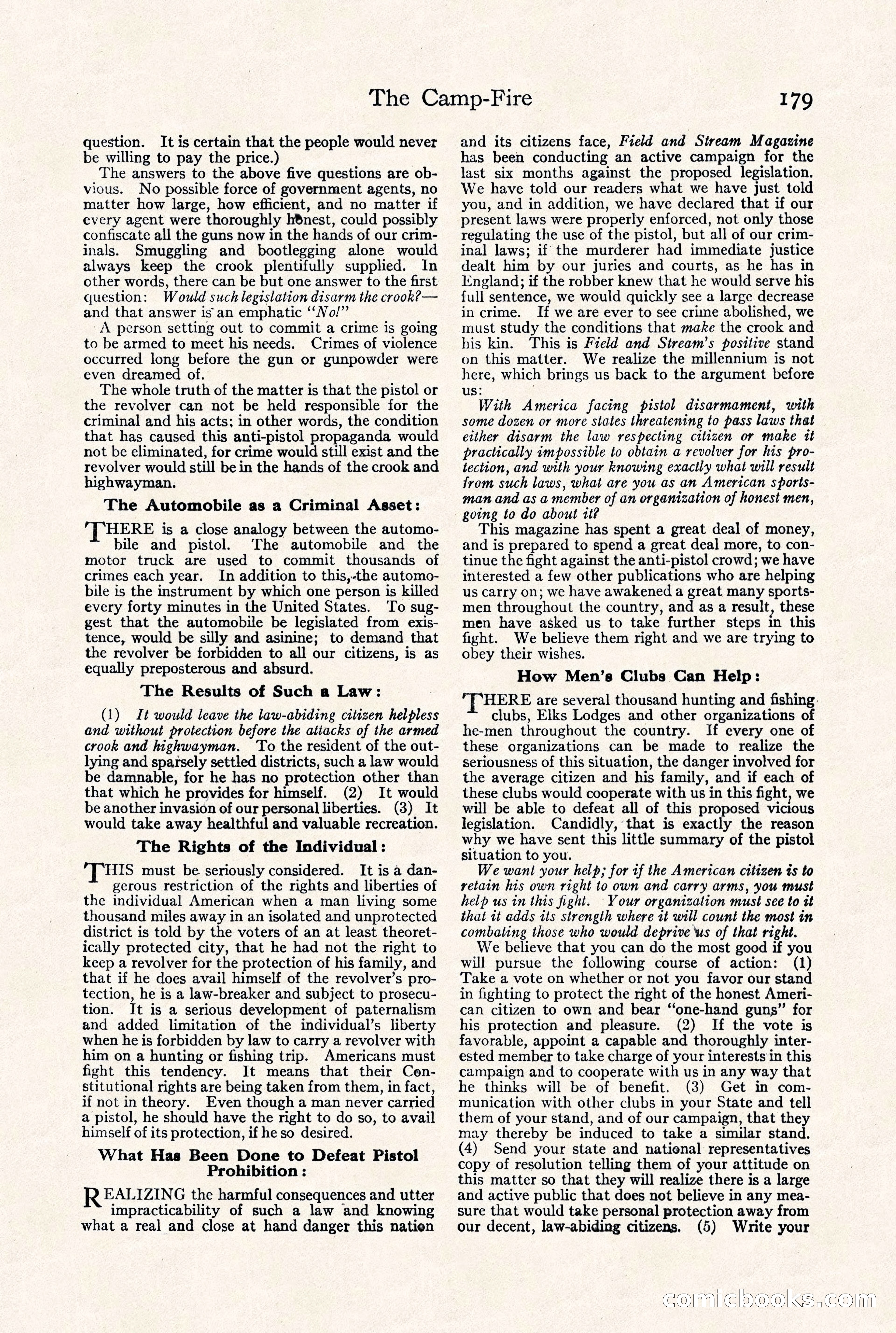 Adventure Magazine, September 30, 1923 — page 185 of 200